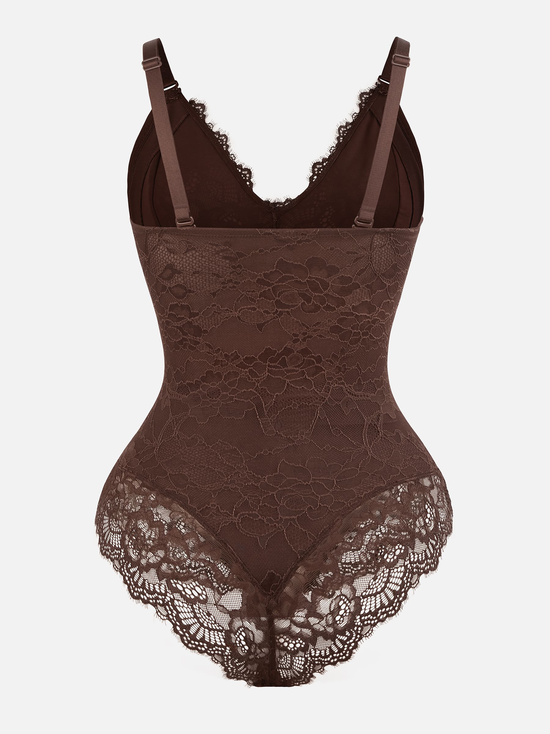 Lace V-Neck Breathable Bodysuit