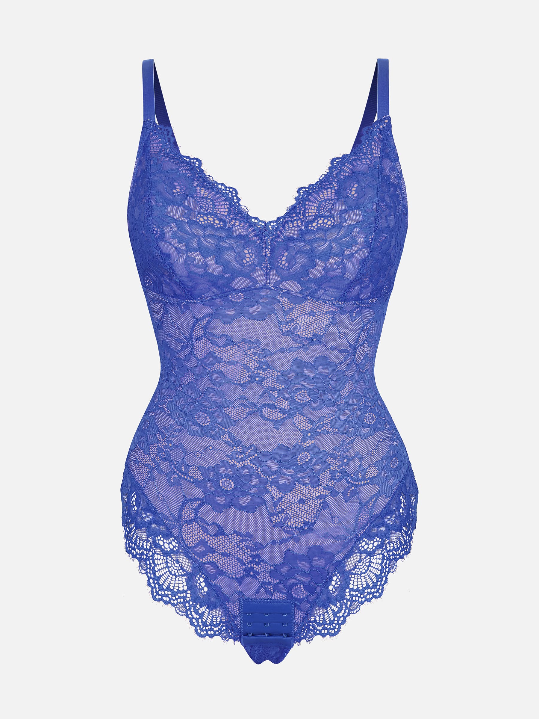 Lace V-Neck Breathable Bodysuit