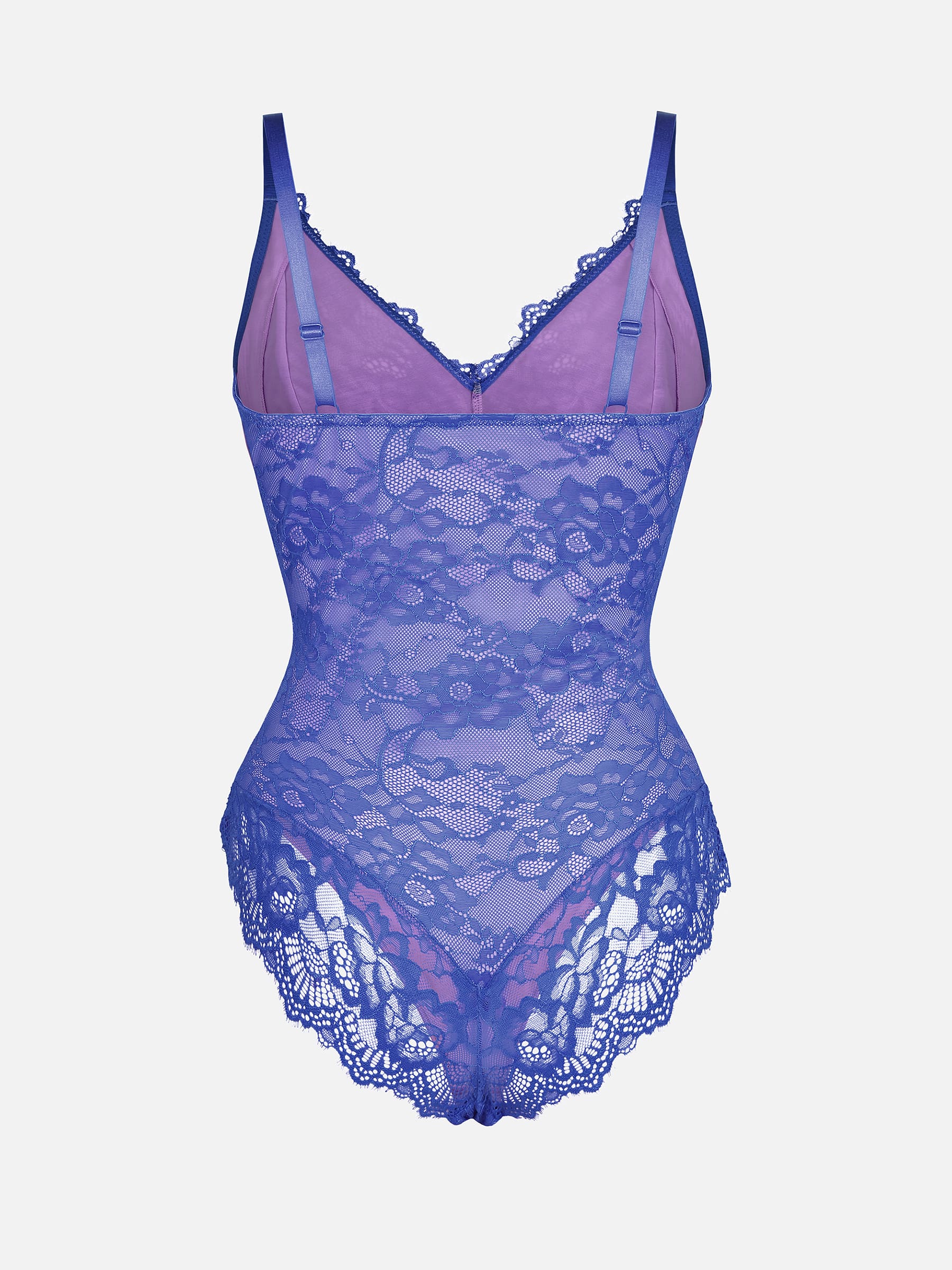 Lace V-Neck Breathable Bodysuit