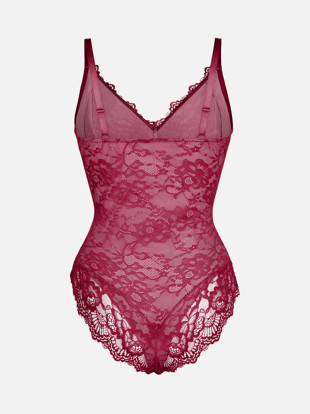 Lace V-Neck Breathable Bodysuit