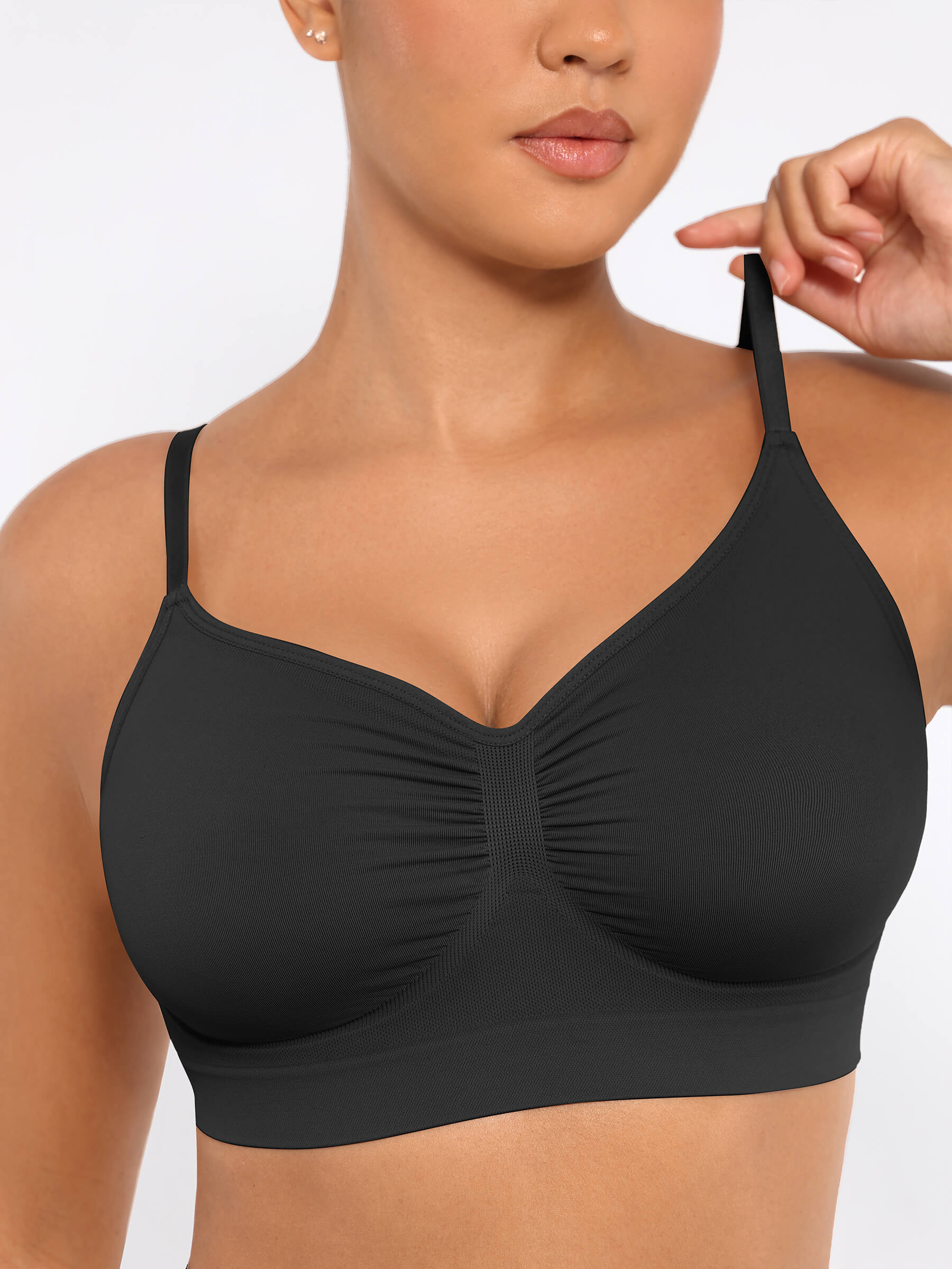 3-Pack Seamless Smooth Wireless Bra Bundle