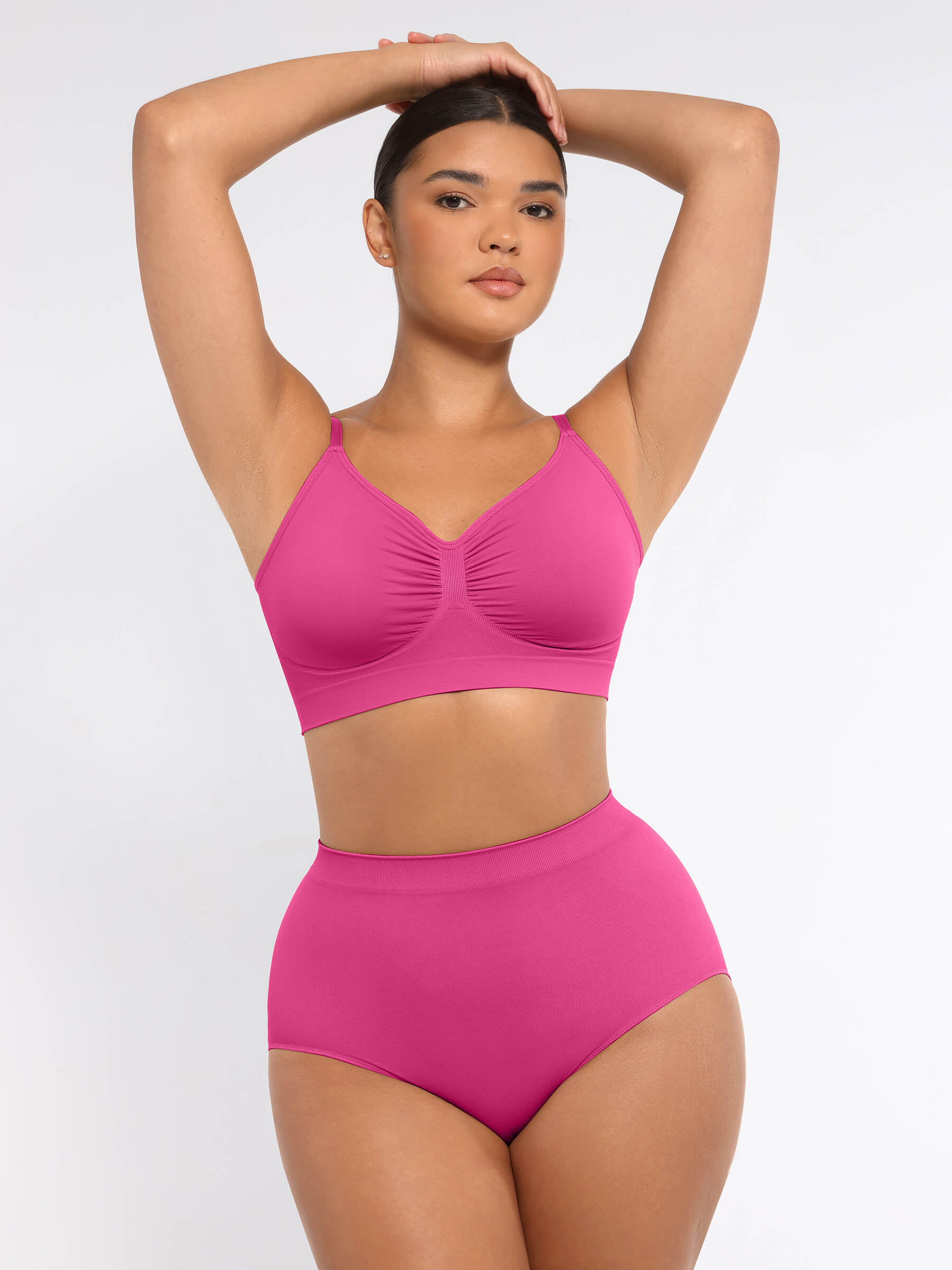 3-Pack Seamless Smooth Wireless Bra Bundle