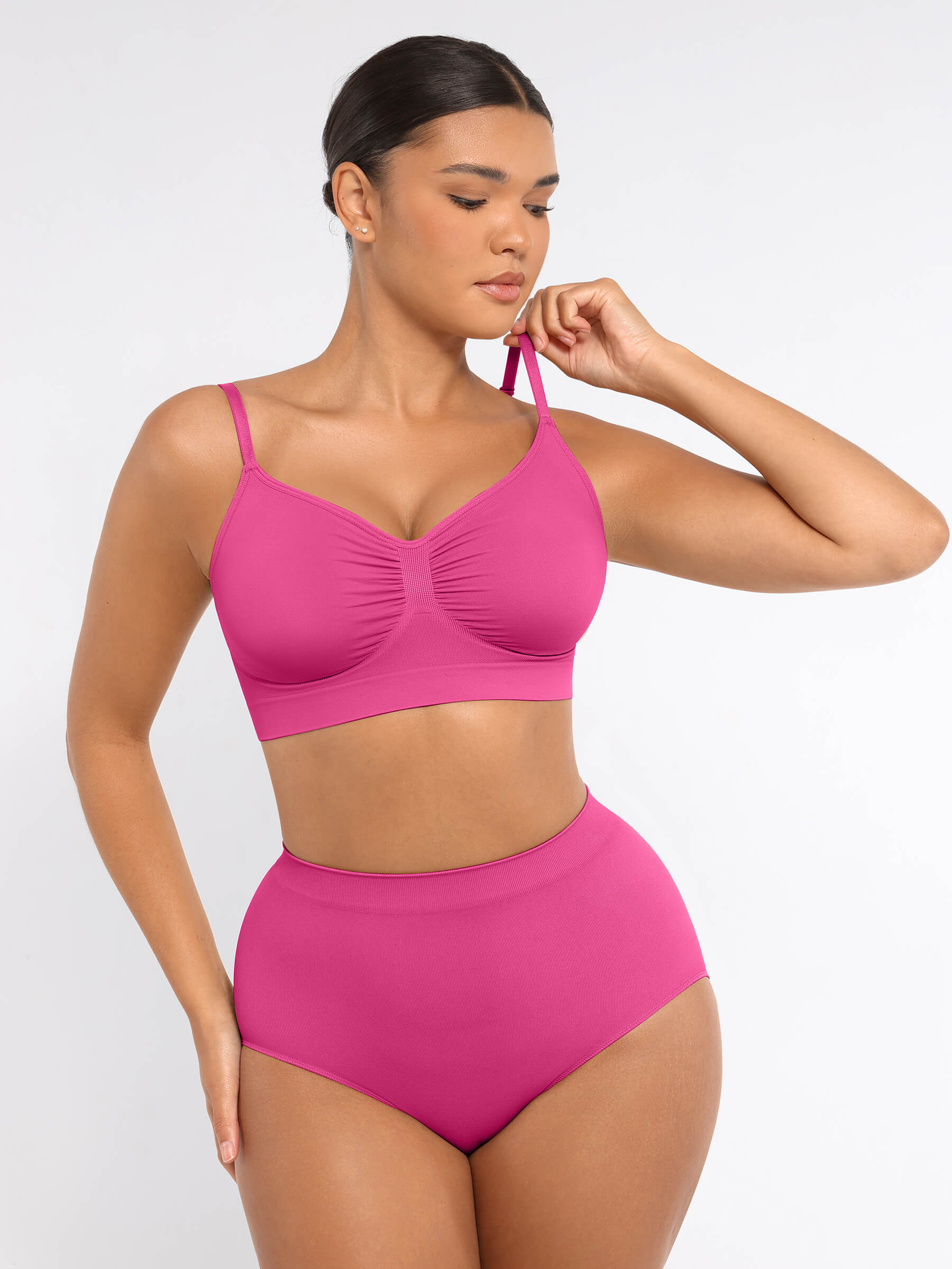 3-Pack Seamless Smooth Wireless Bra Bundle