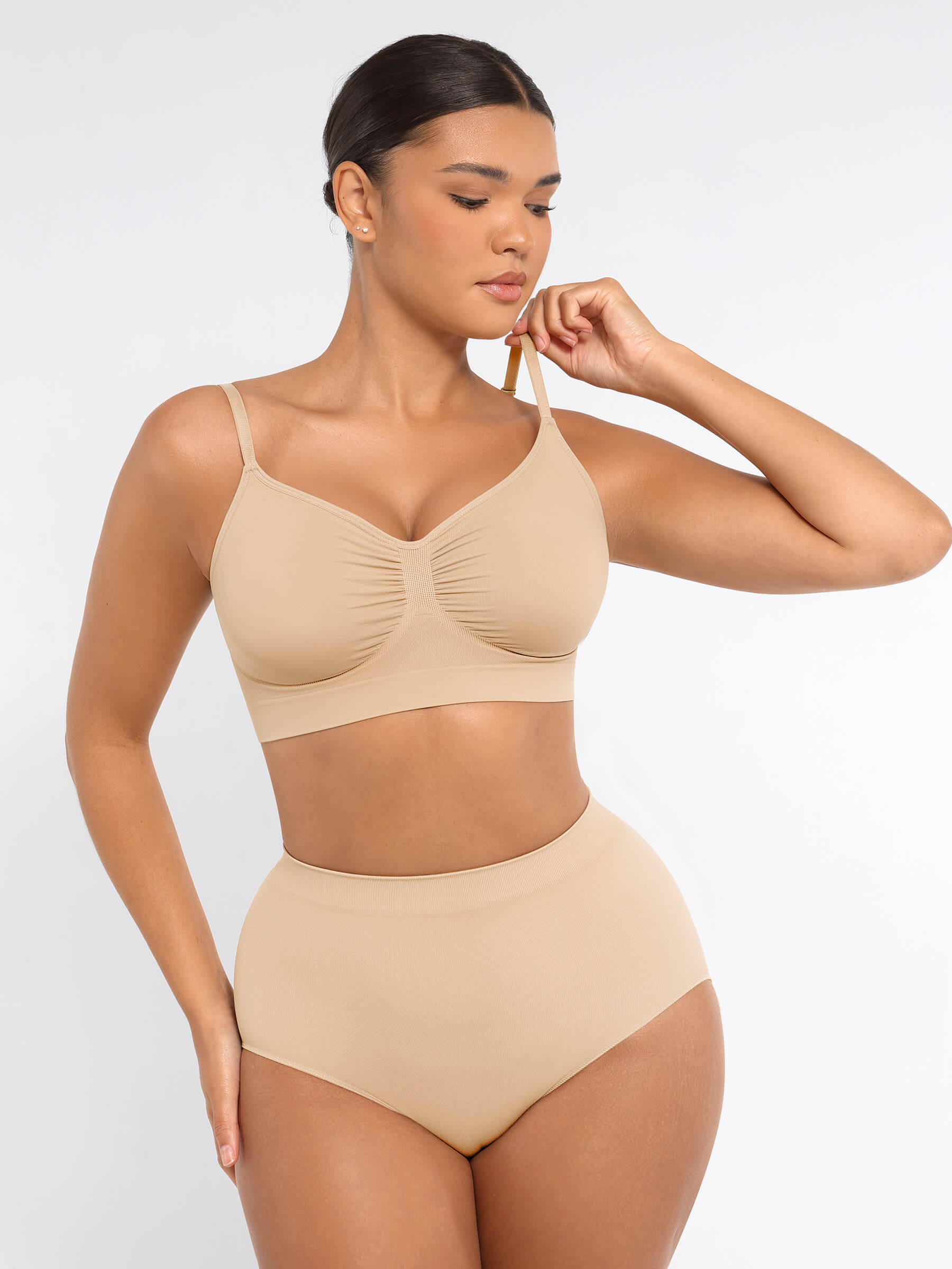 3-Pack Seamless Smooth Wireless Bra Bundle