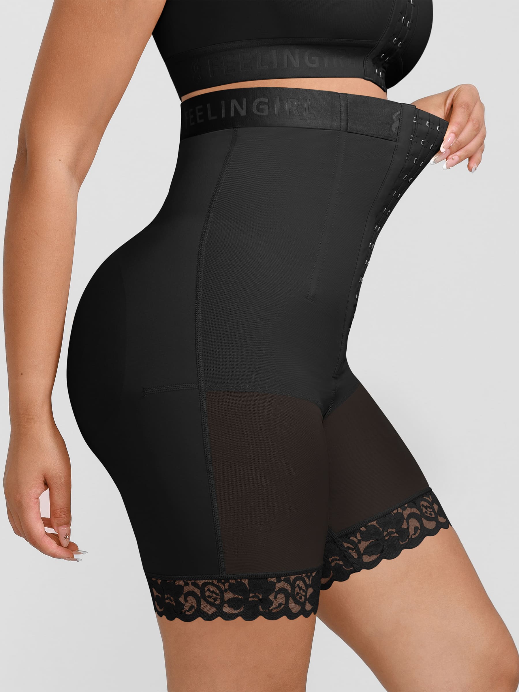Butt Lift High-Waist Shaper Shorts