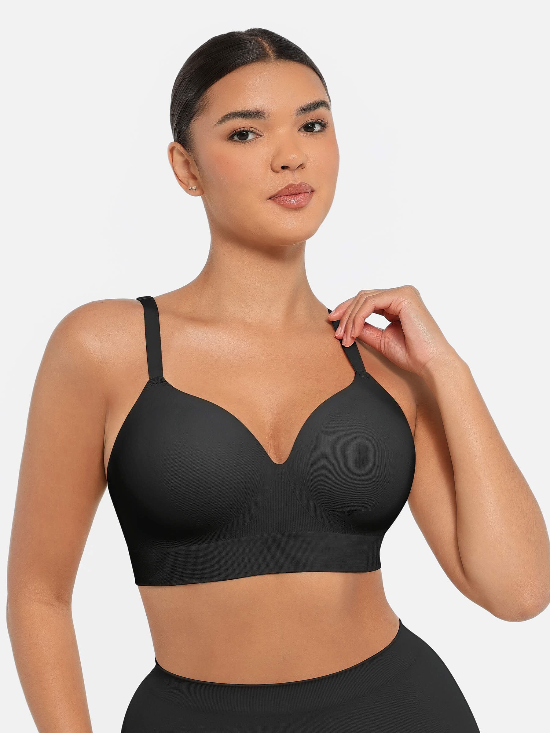 Wireless Push-Up Seamless Full Coverage Bra Bundle