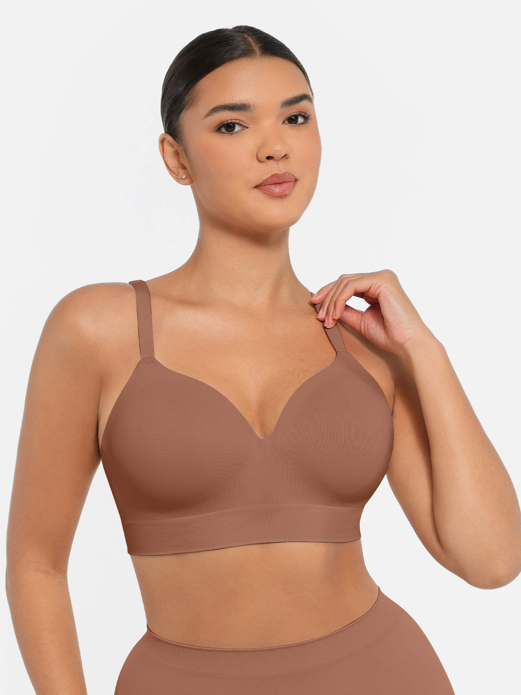 Wireless Push-Up Seamless Full Coverage Bra Bundle