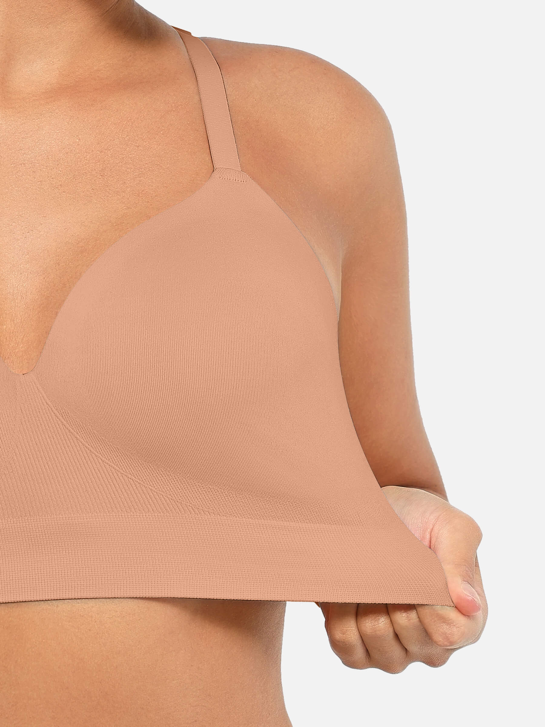 Wireless Push-Up Seamless Full Coverage Bra Bundle