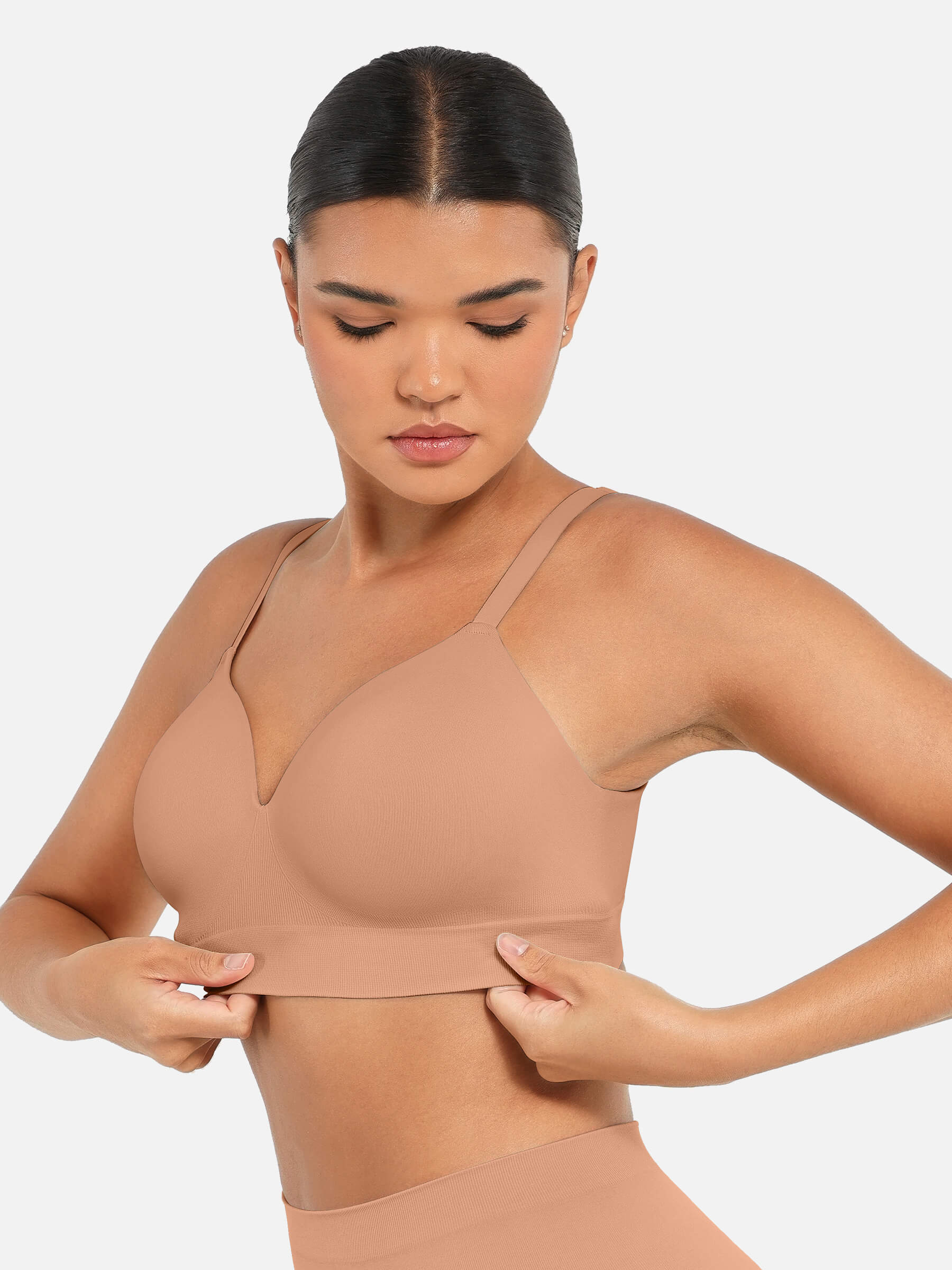 Wireless Push-Up Seamless Full Coverage Bra Bundle