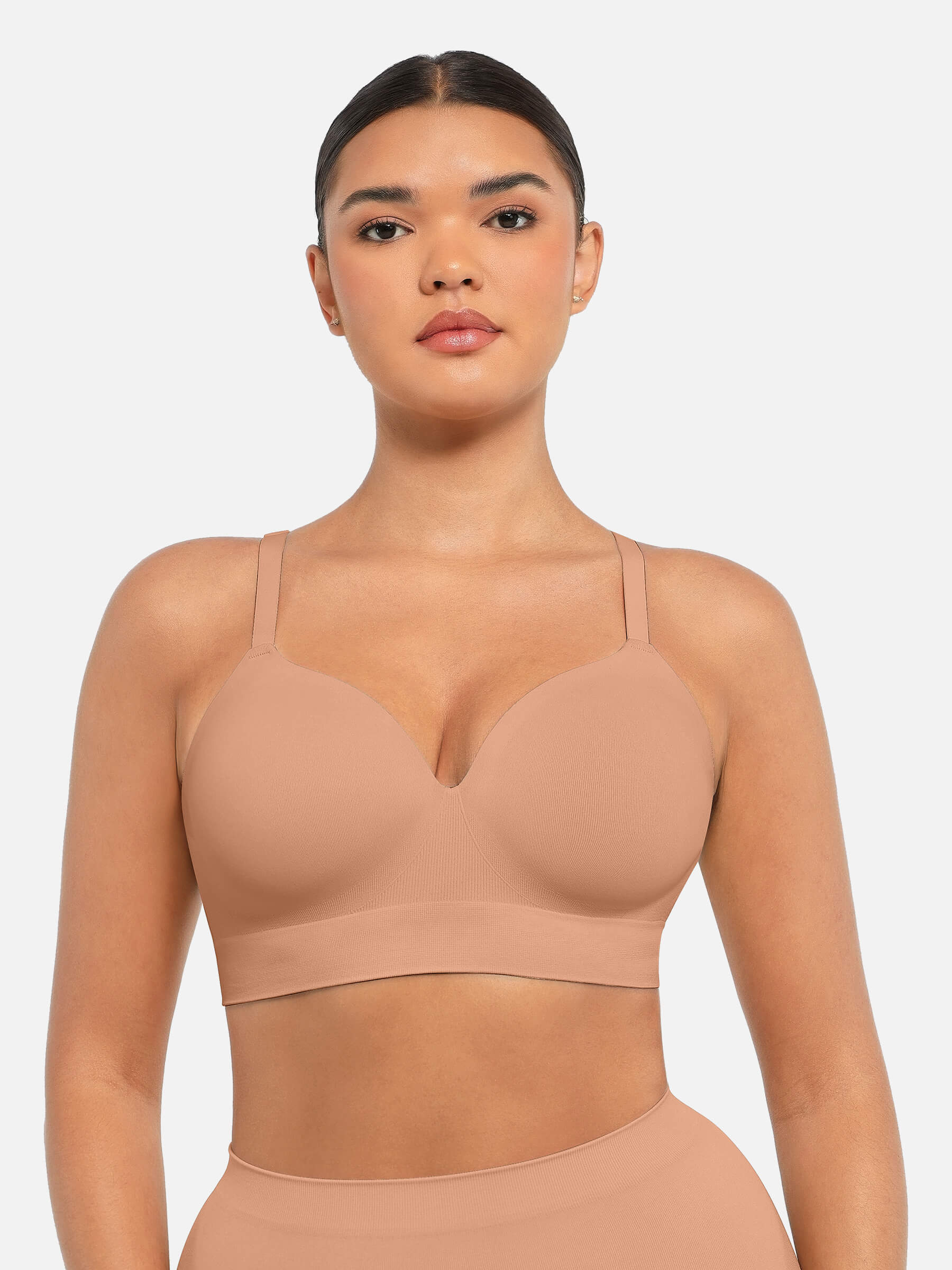 Wireless Push-Up Seamless Full Coverage Bra Bundle
