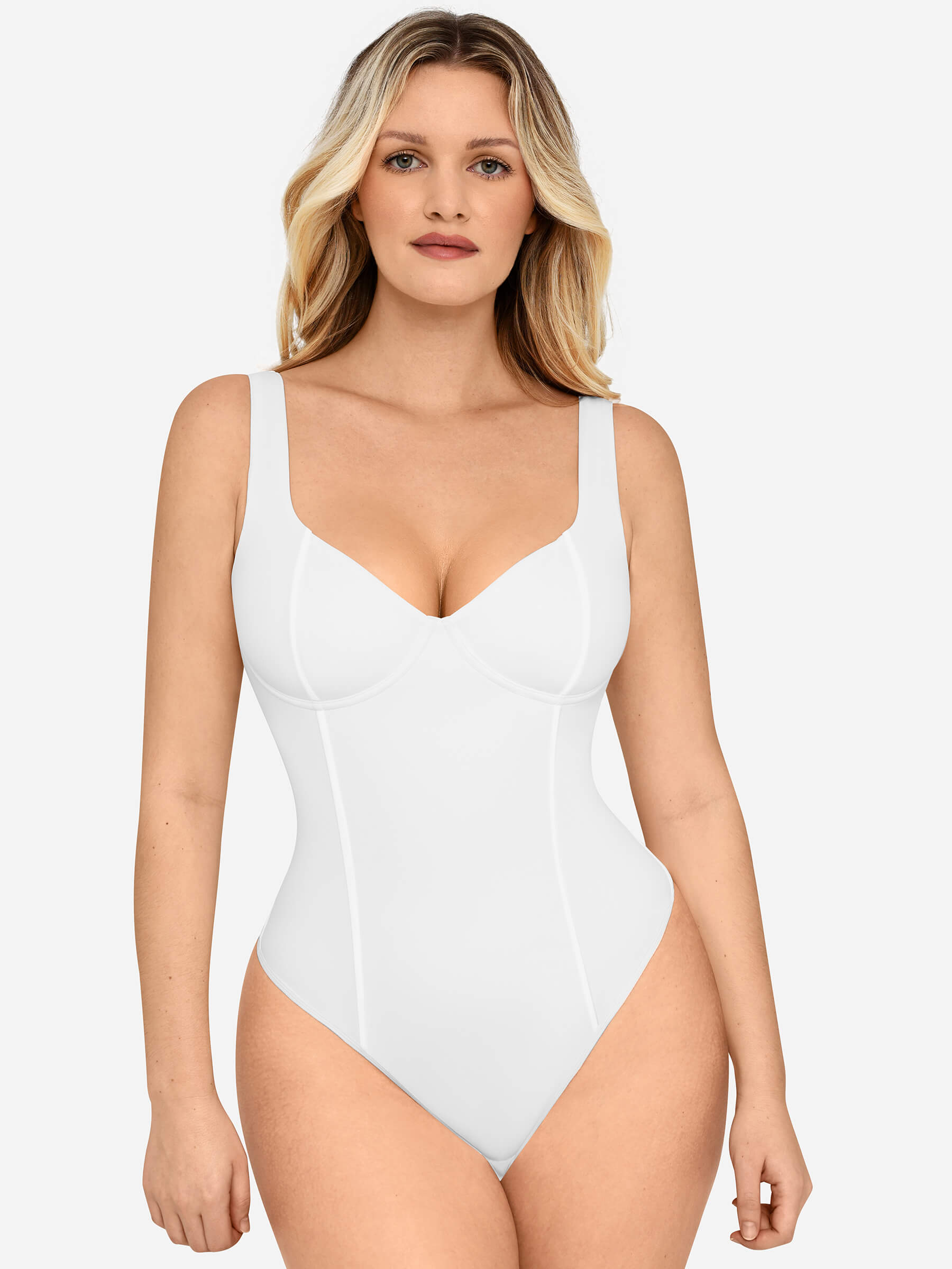 V-Neck Everyday Seamless Bodysuit