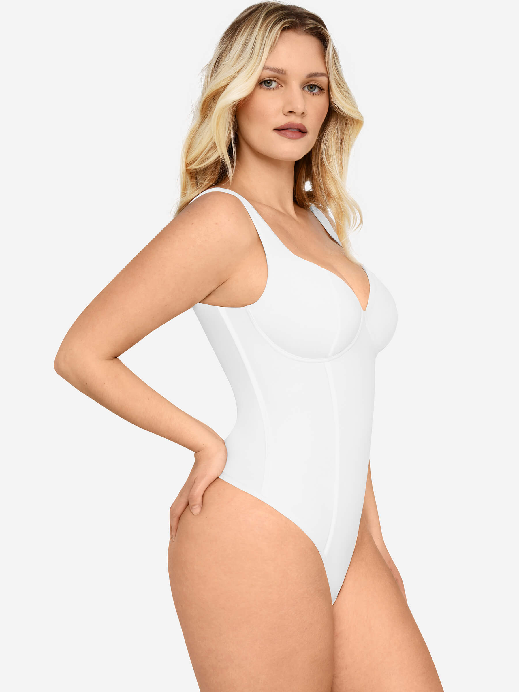 V-Neck Everyday Seamless Bodysuit