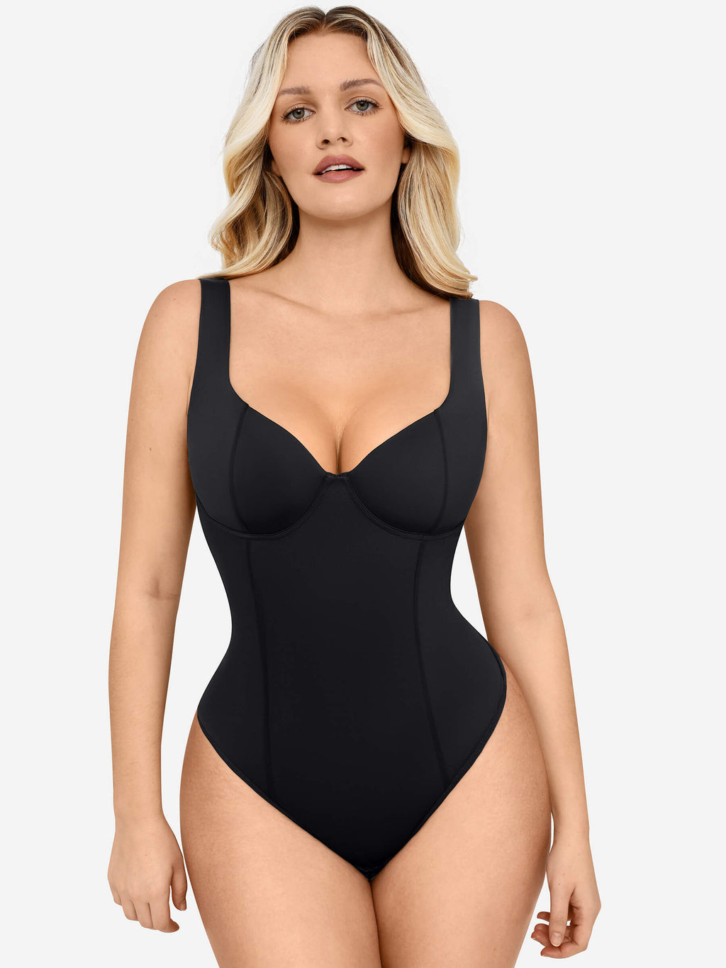 V-Neck Everyday Seamless Bodysuit