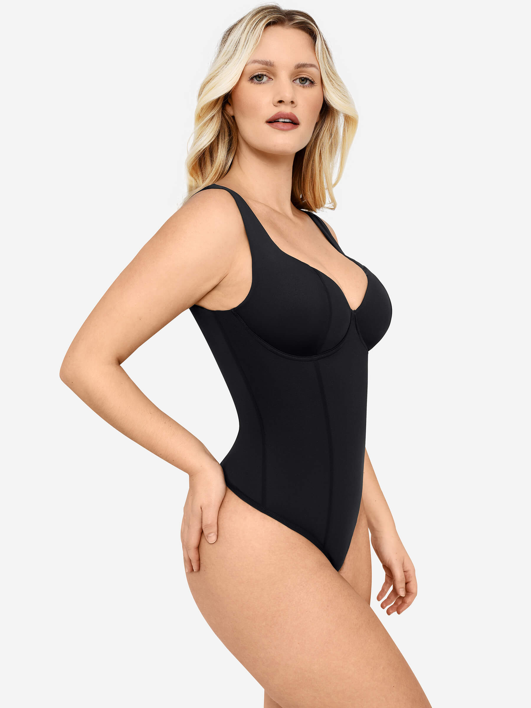 V-Neck Everyday Seamless Bodysuit