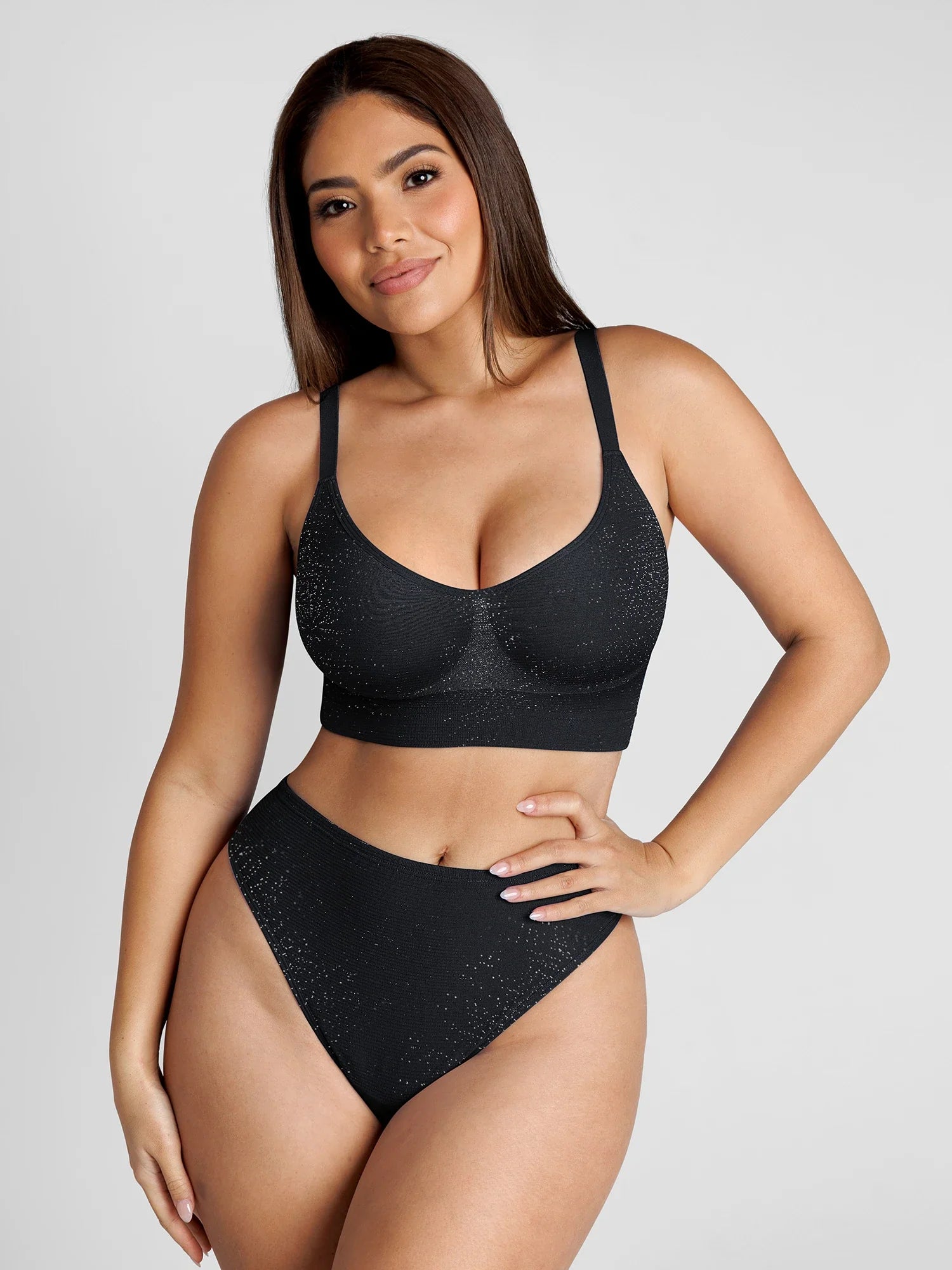 Invisible Shimmer Wireless Comfort Bra & Panty
