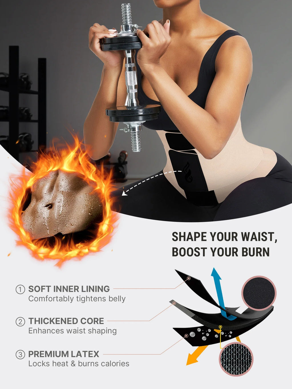 Tummy Control Adjustable Waist Trainer