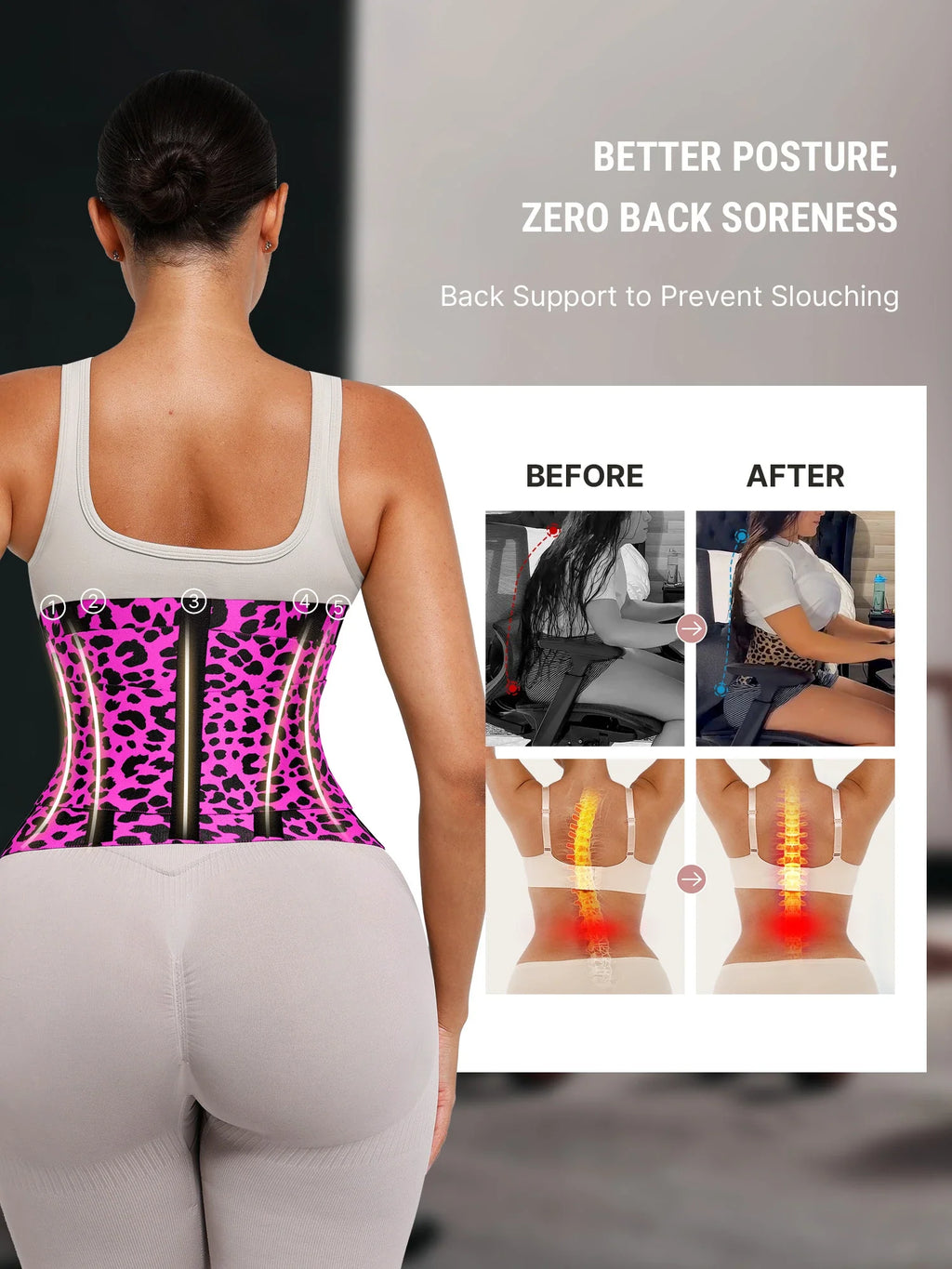 Tummy Control Adjustable Waist Trainer