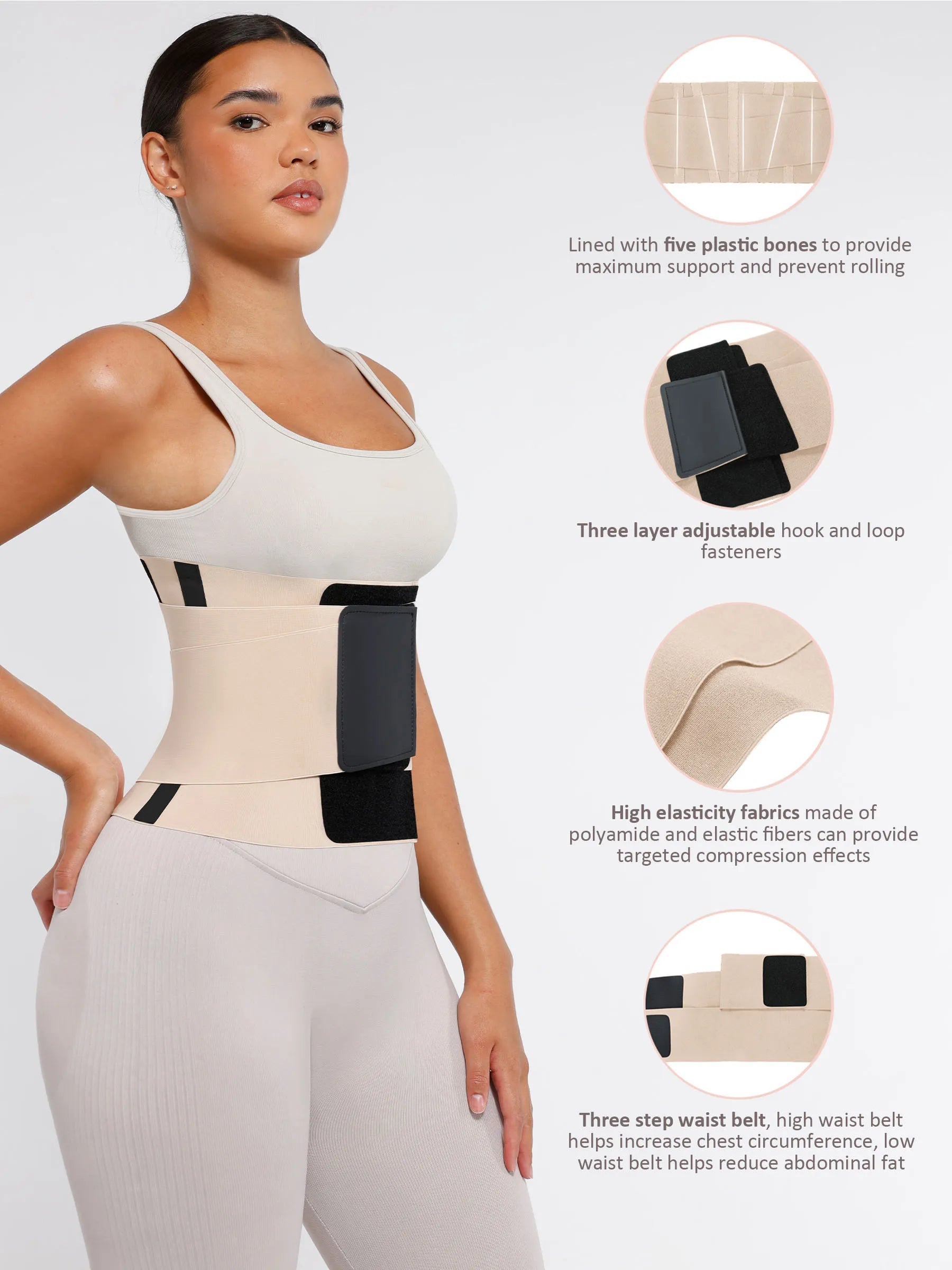 Tummy Control Adjustable Waist Trainer Bundle