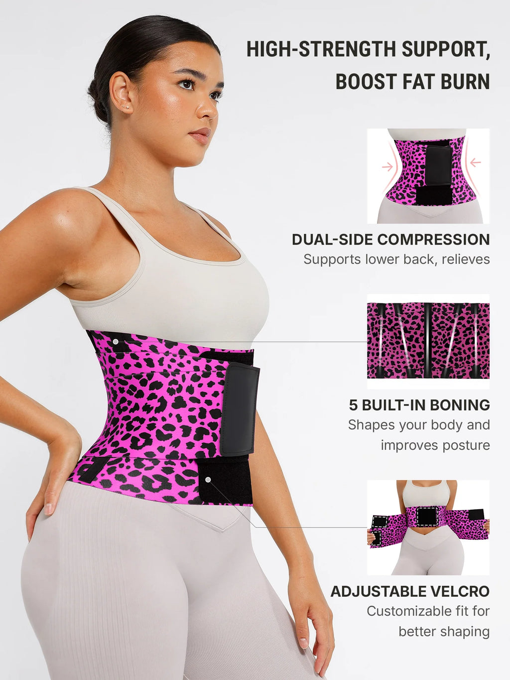 Tummy Control Adjustable Waist Trainer Bundle