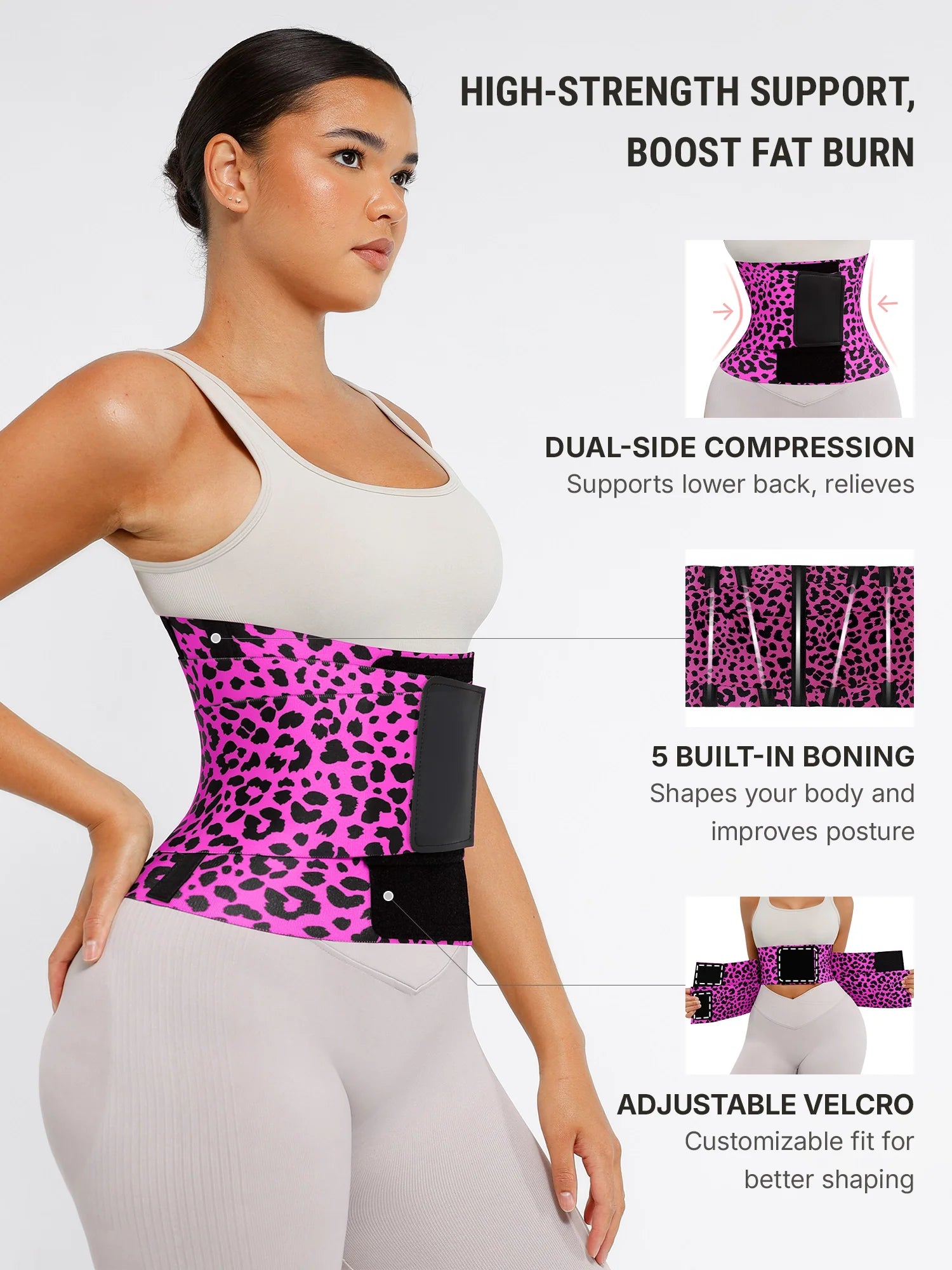 Tummy Control Adjustable Waist Trainer Bundle