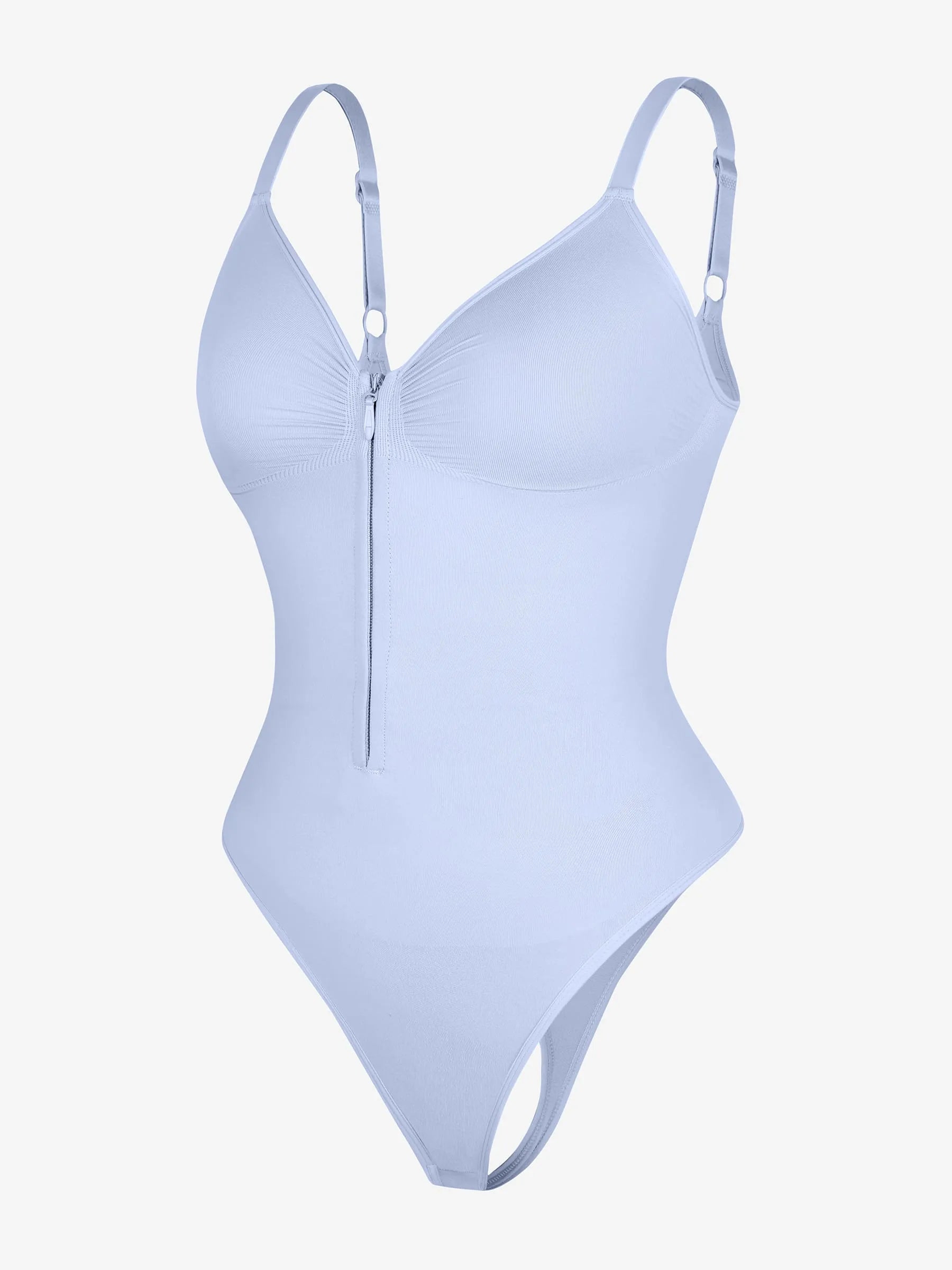 Seamless Tummy Control Zipper Bodysuit