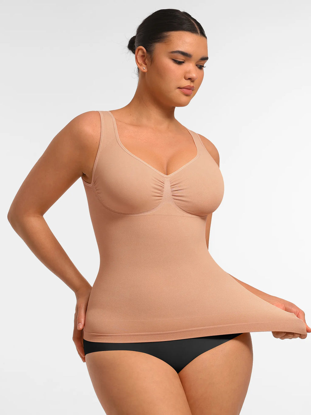 Seamless Everyday Tummy Control Wide Strap Tank Top