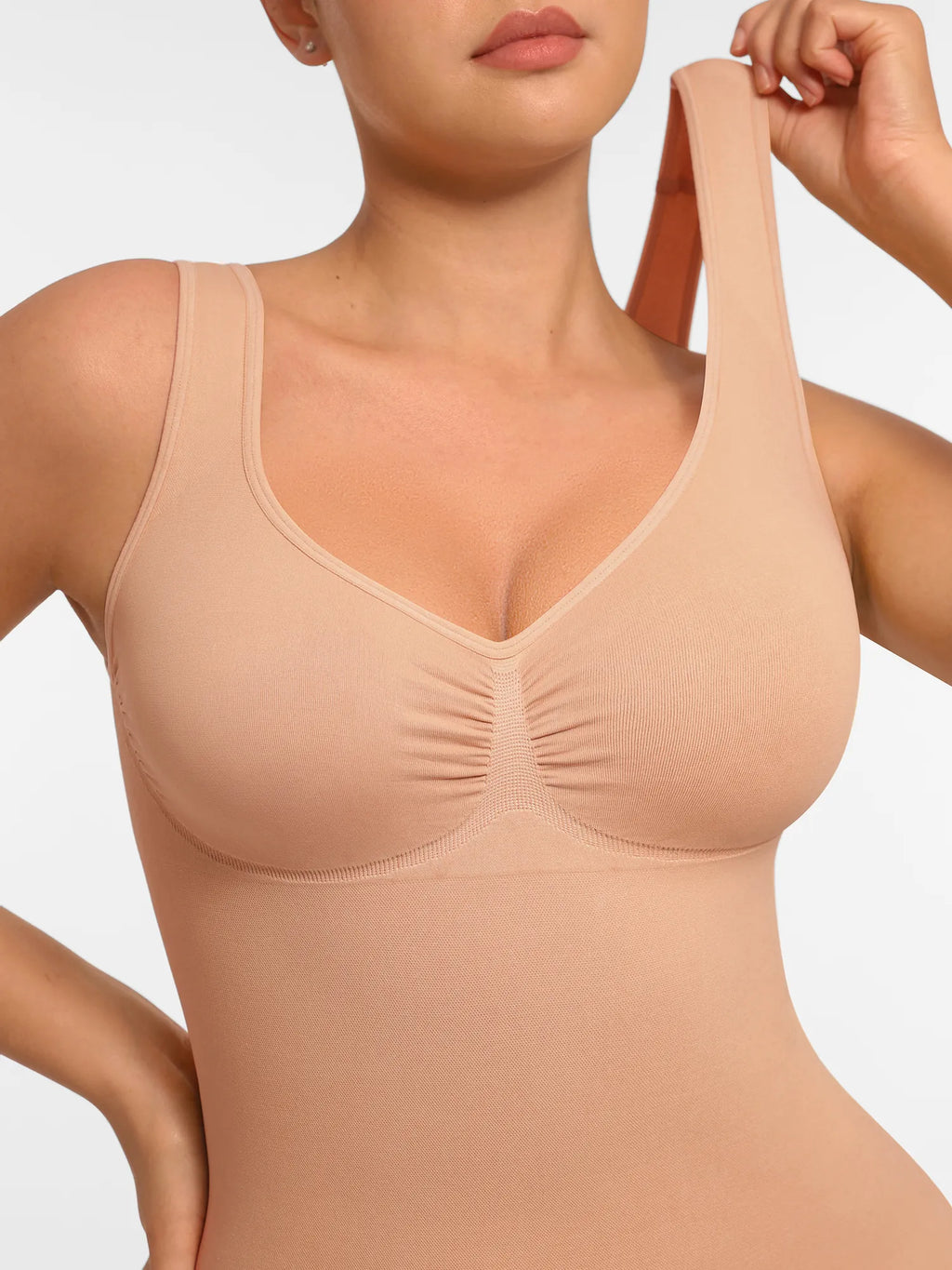 Seamless Everyday Tummy Control Wide Strap Tank Top
