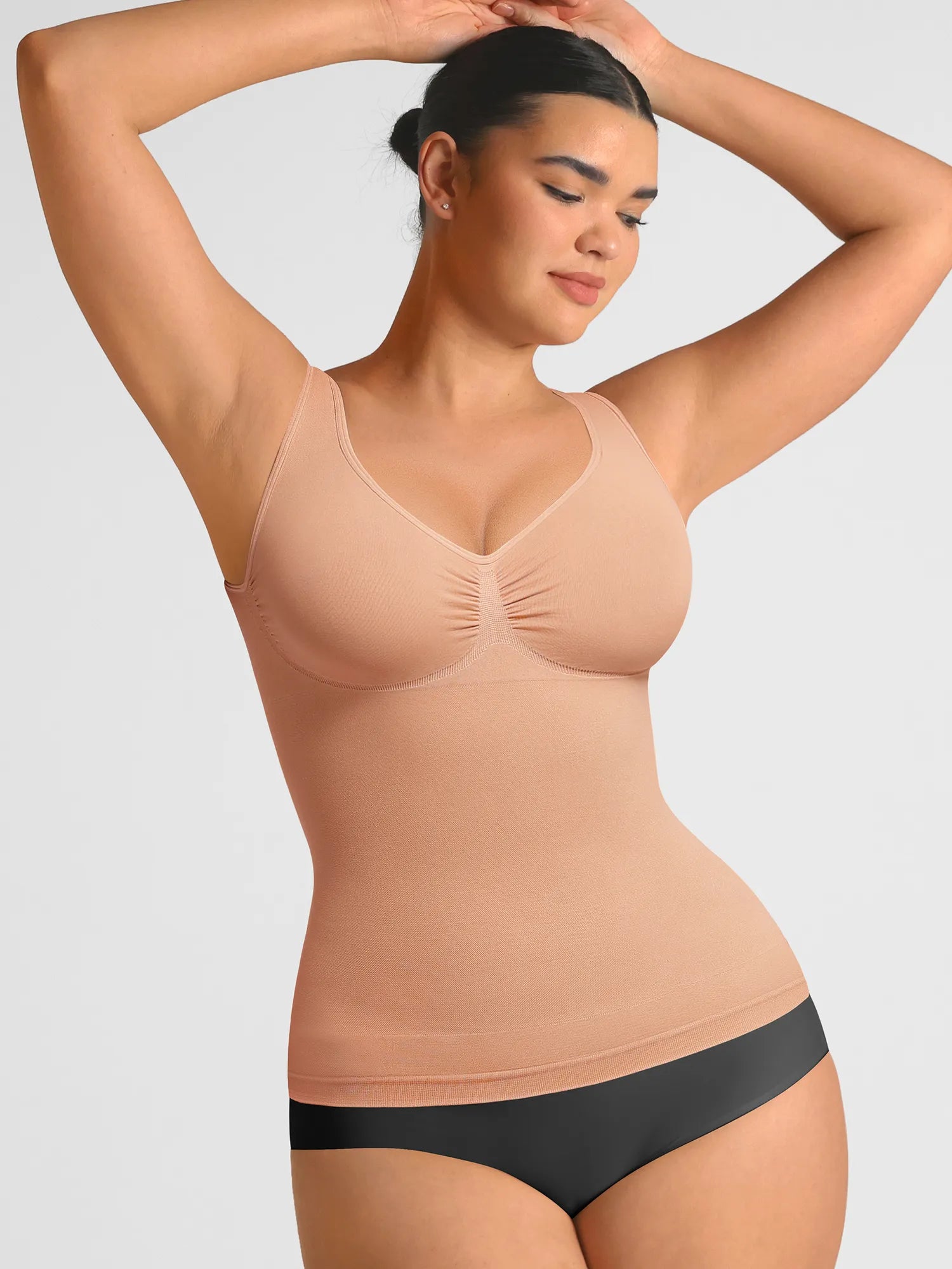 Seamless Everyday Tummy Control Wide Strap Tank Top