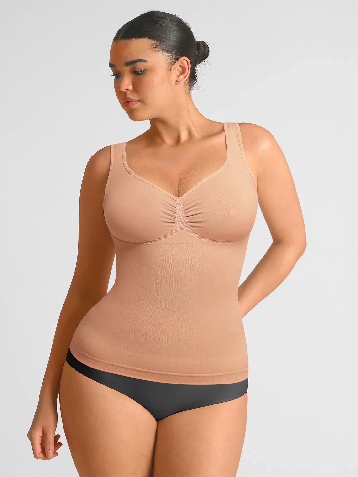 Seamless Everyday Tummy Control Wide Strap Tank Top