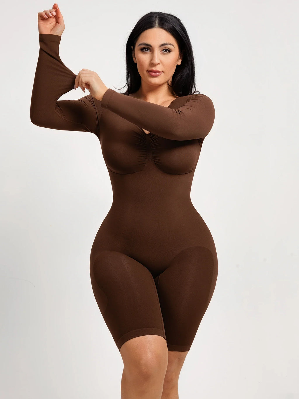 Seamless Firm Control Long Sleeve Everyday Bodysuit