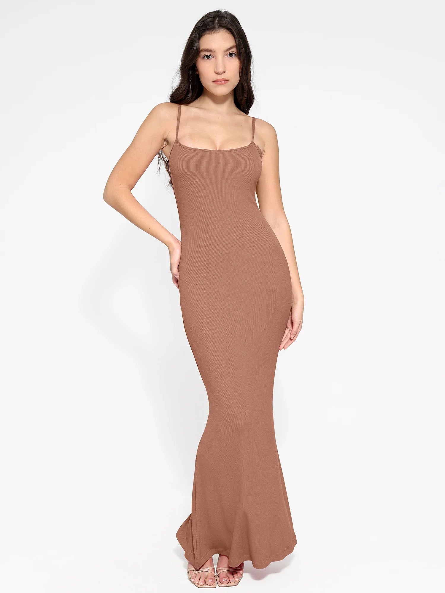 Popilush Shapewear Modal Slimming Maxi Slip Dress