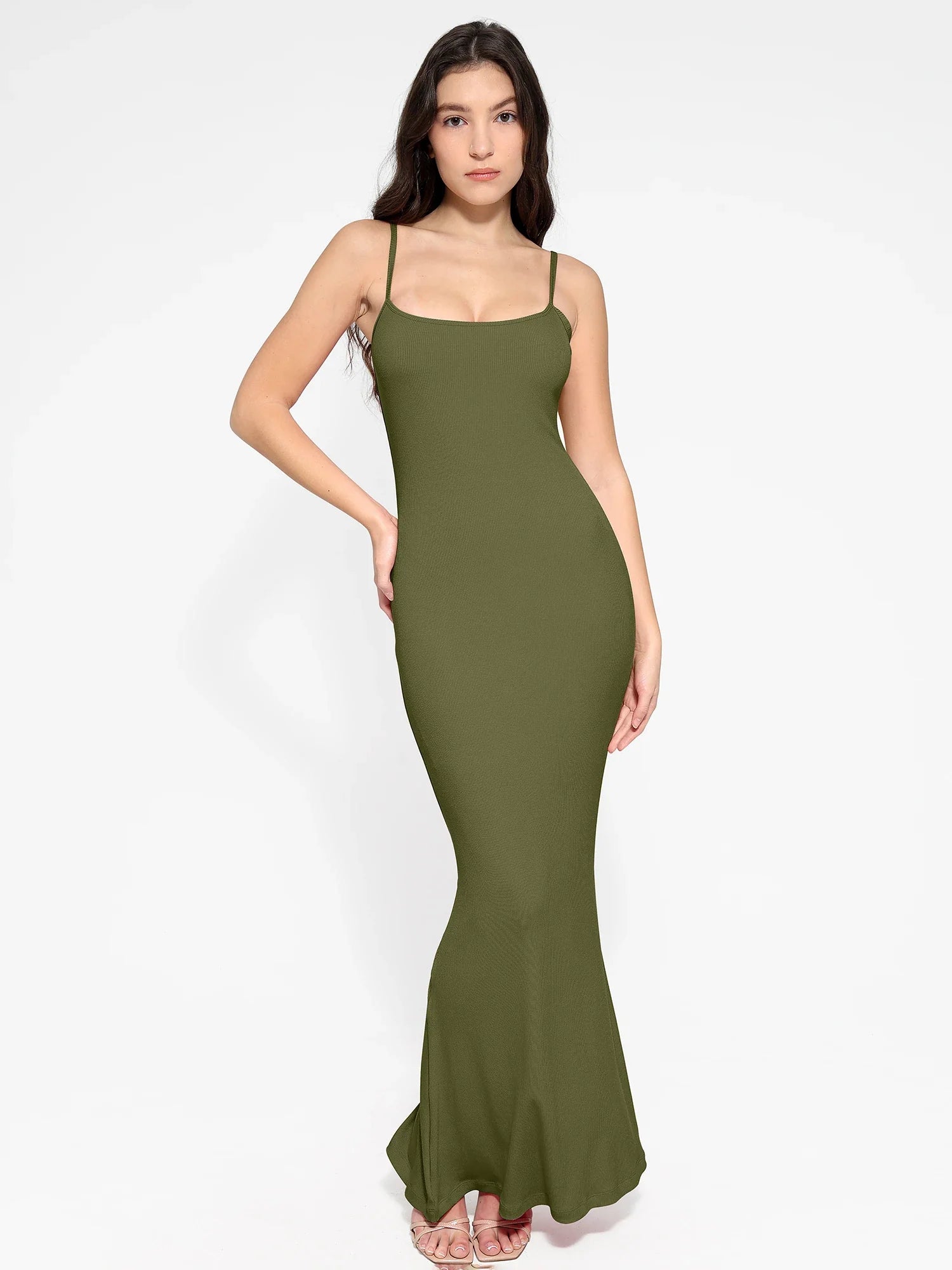 Popilush Shapewear Modal Slimming Maxi Slip Dress