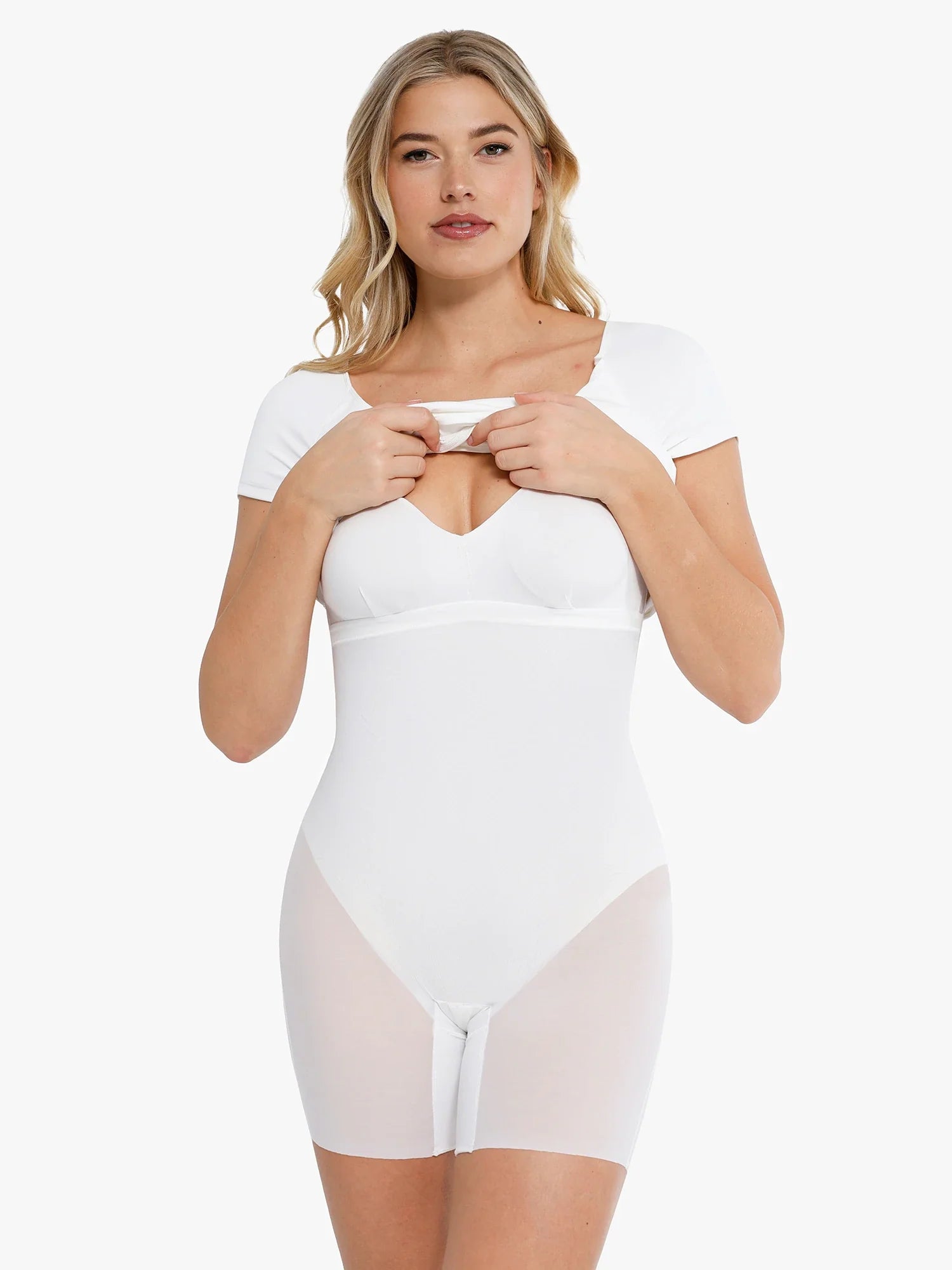 Popilush Shapewear Short Sleeve Perfect Form Sheath Dress