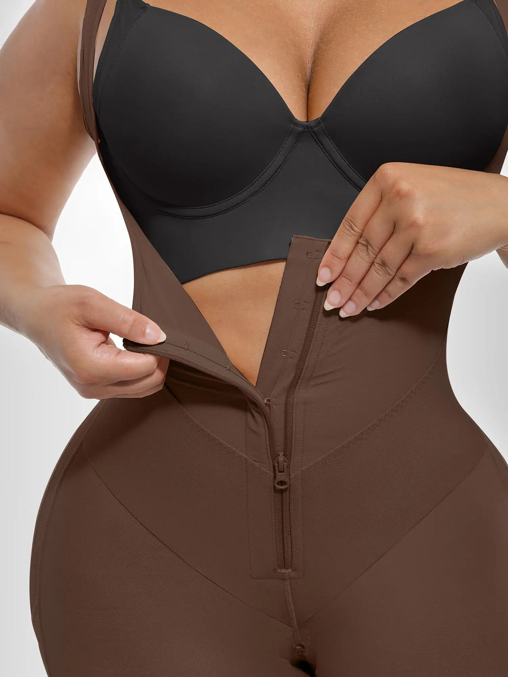 V-Shaped Faja Tummy Control Butt Lift Bodysuit