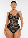 Lace V-Neck Breathable Bodysuit