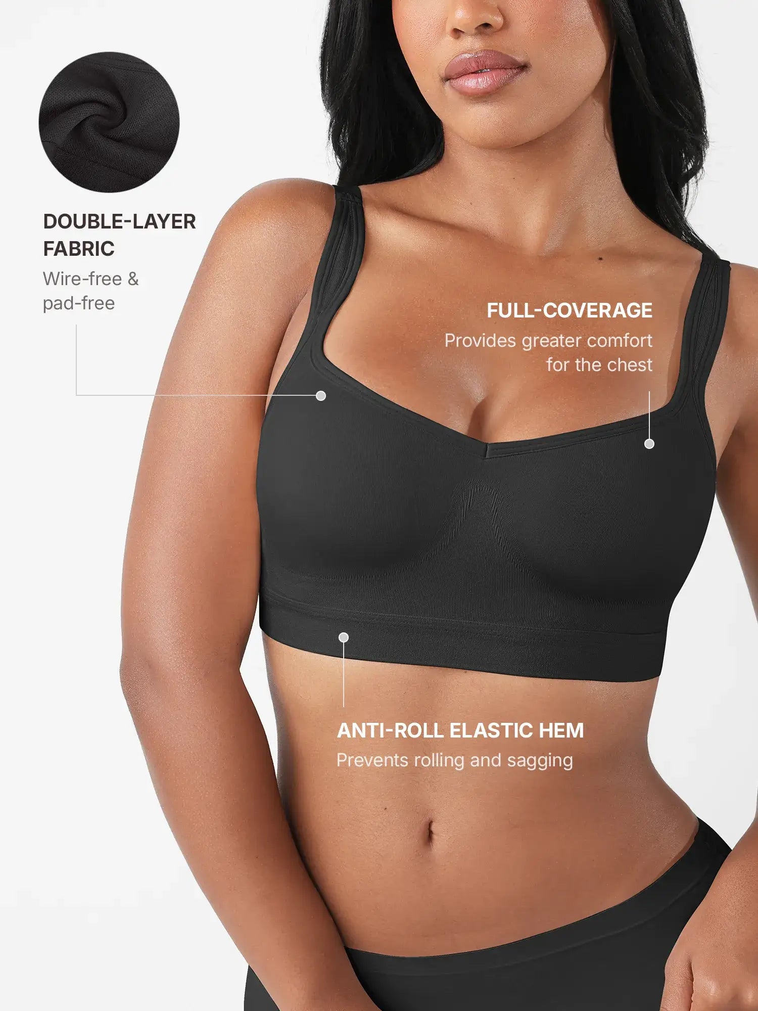 Support Smooth Wireless Bra