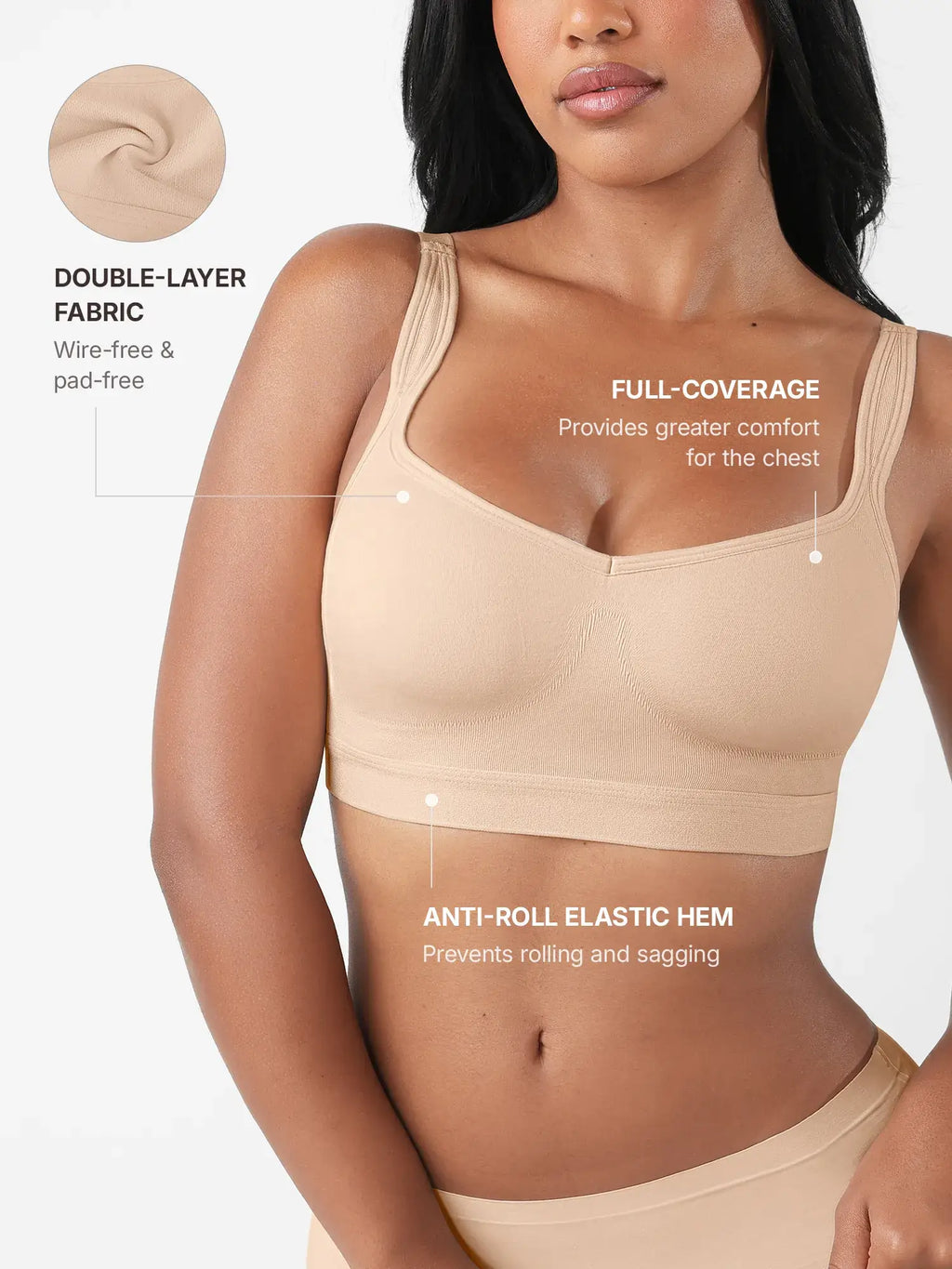 Support Smooth Wireless Bra