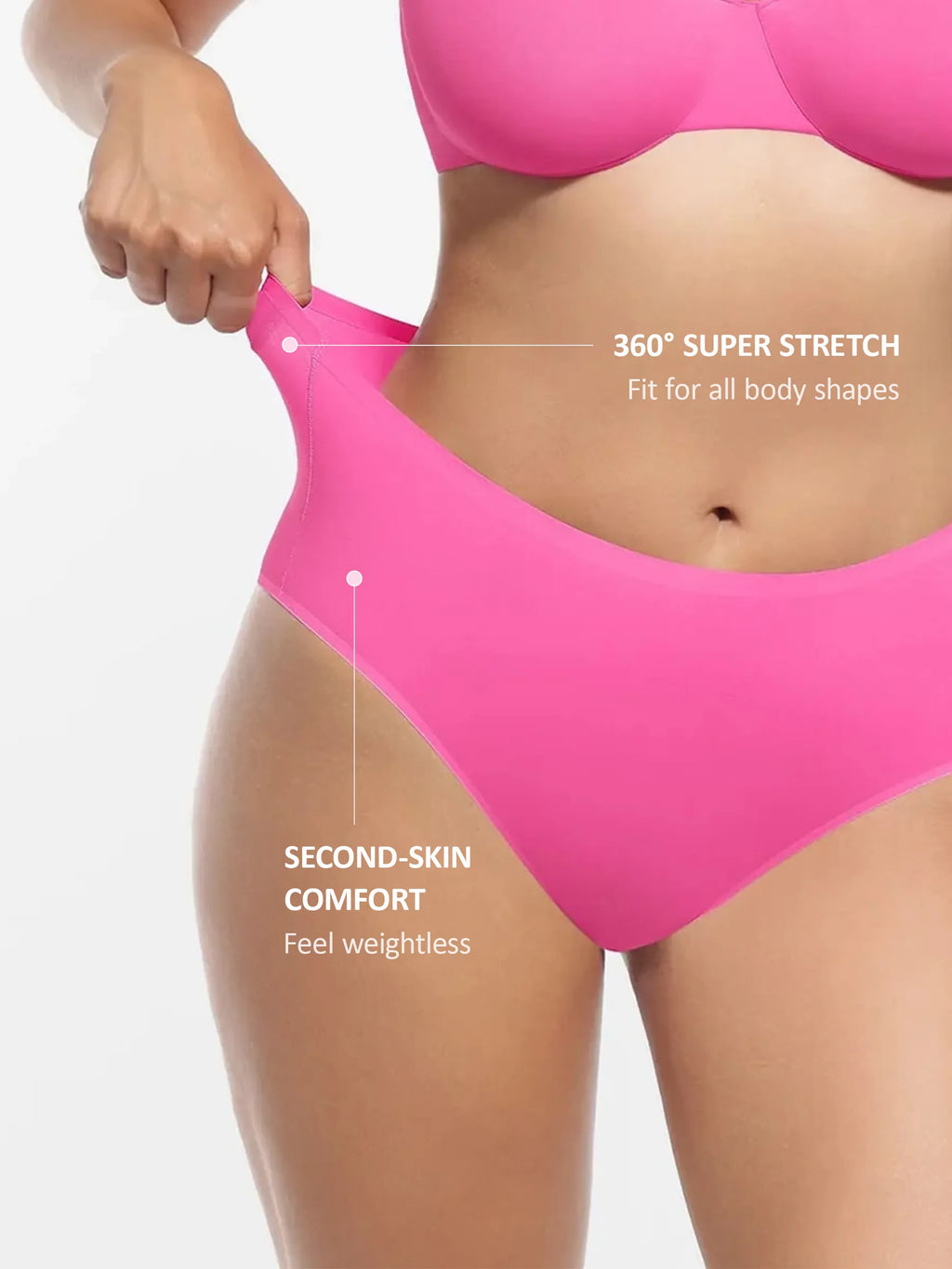 Cloud-Like Mid-Waist Brief Panties