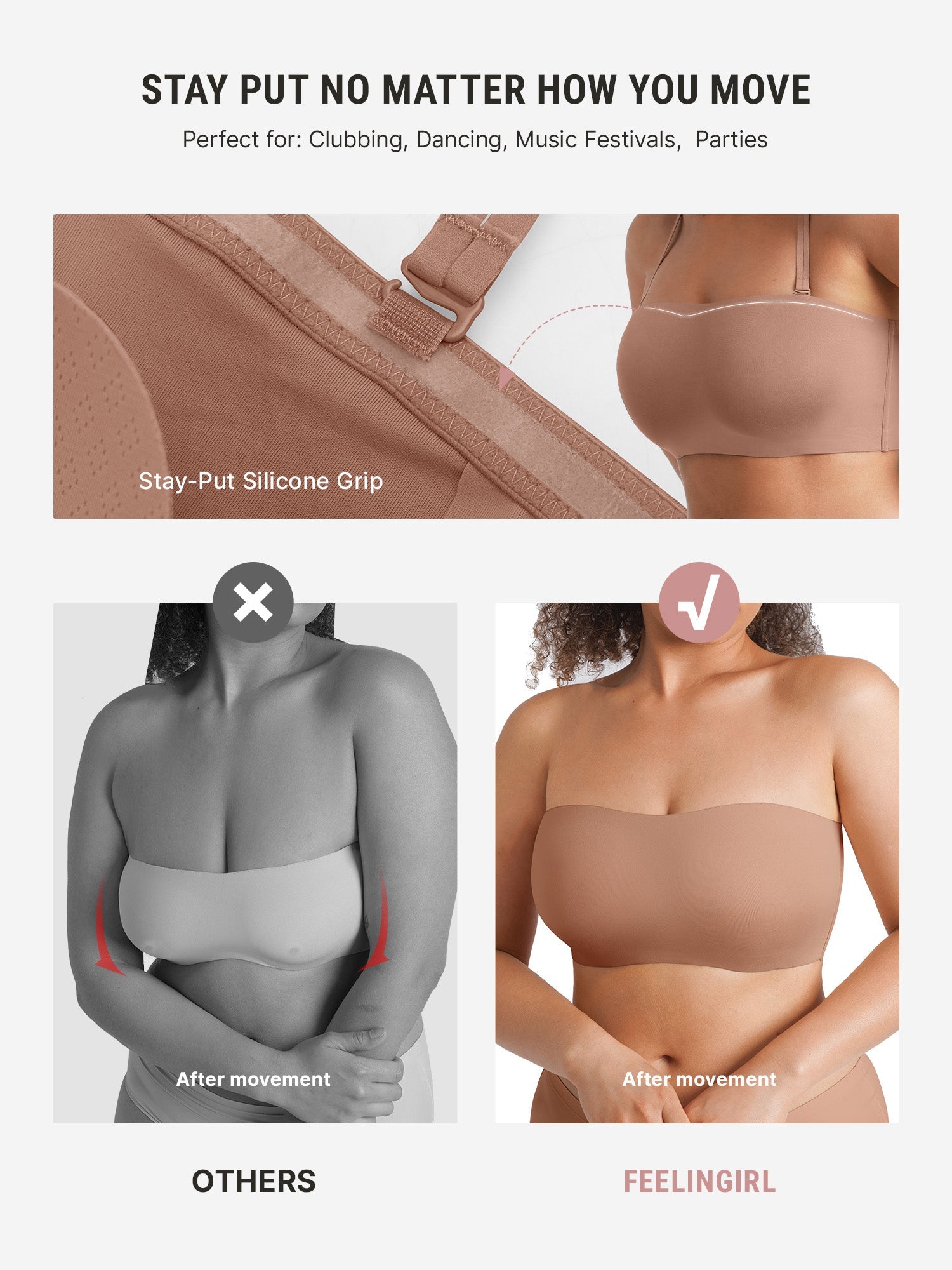Butter-Soft Strapless Bandeau Bra