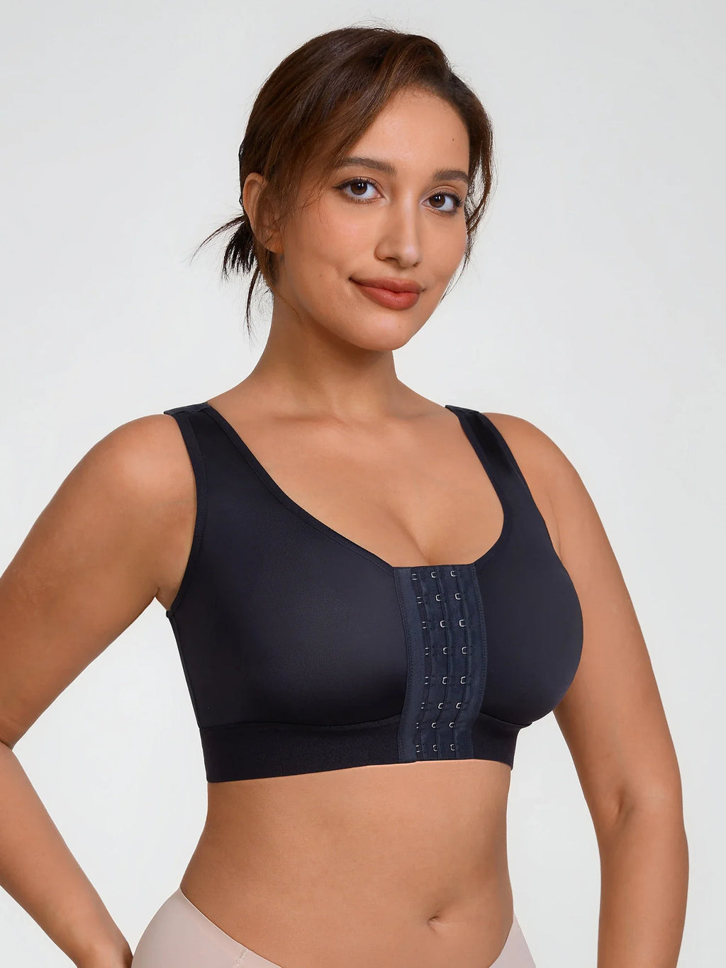 Support Front-Closure Breathable Bra