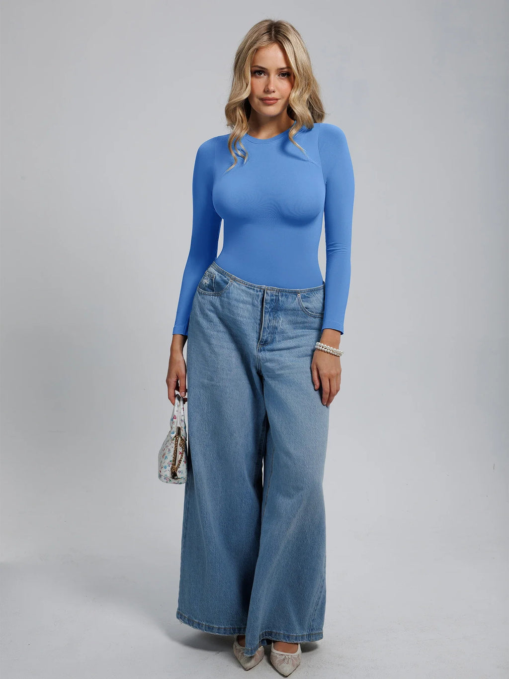Seamless Ultra-Soft Crew Neck Bodysuit
