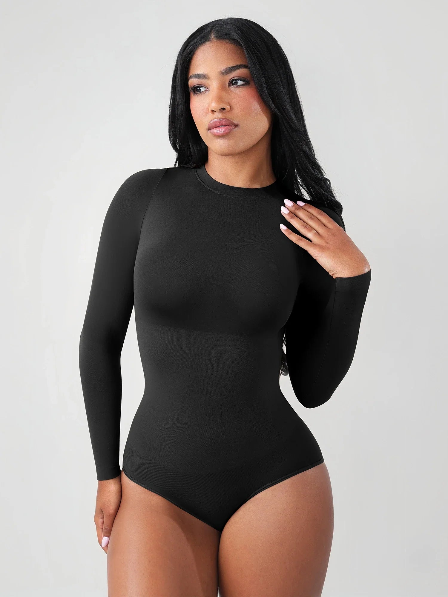 Seamless Ultra-Soft Crew Neck Bodysuit