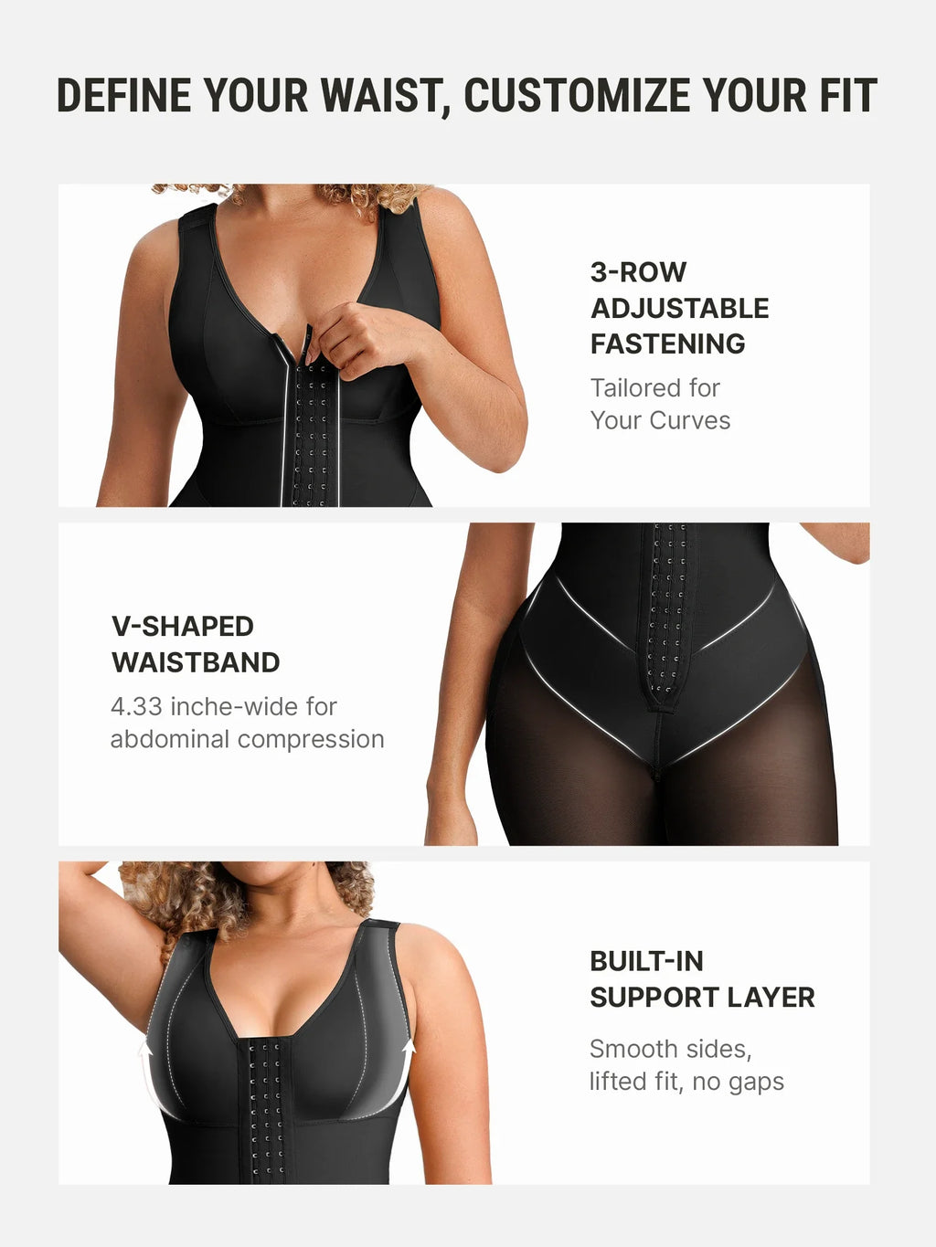 V-Band Waist Snatching Contour Bodysuit