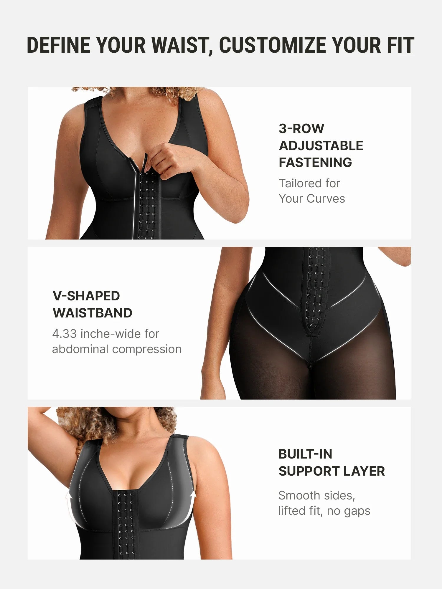 V-Band Waist Snatching Contour Bodysuit