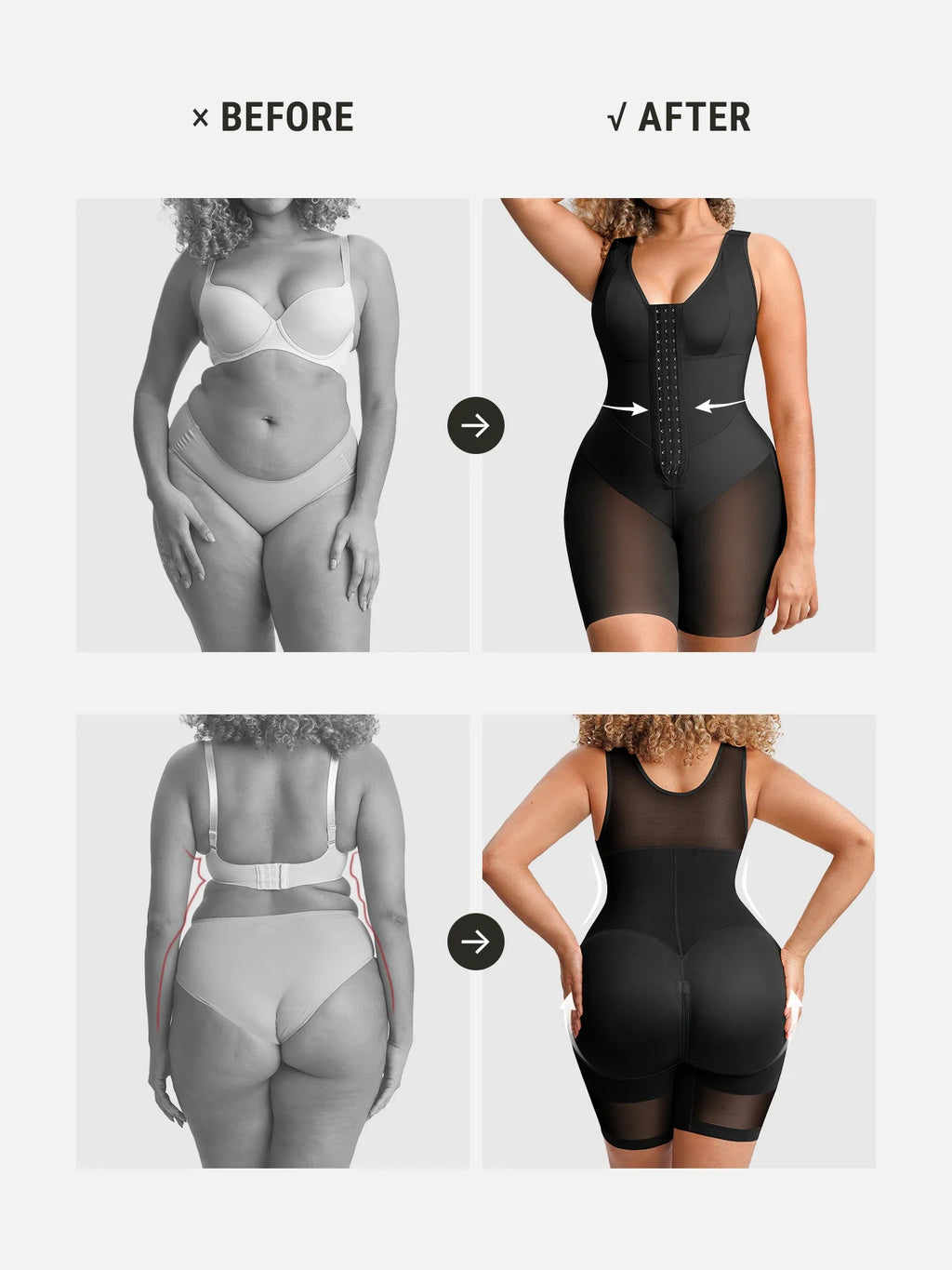 V-Band Waist Snatching Contour Bodysuit