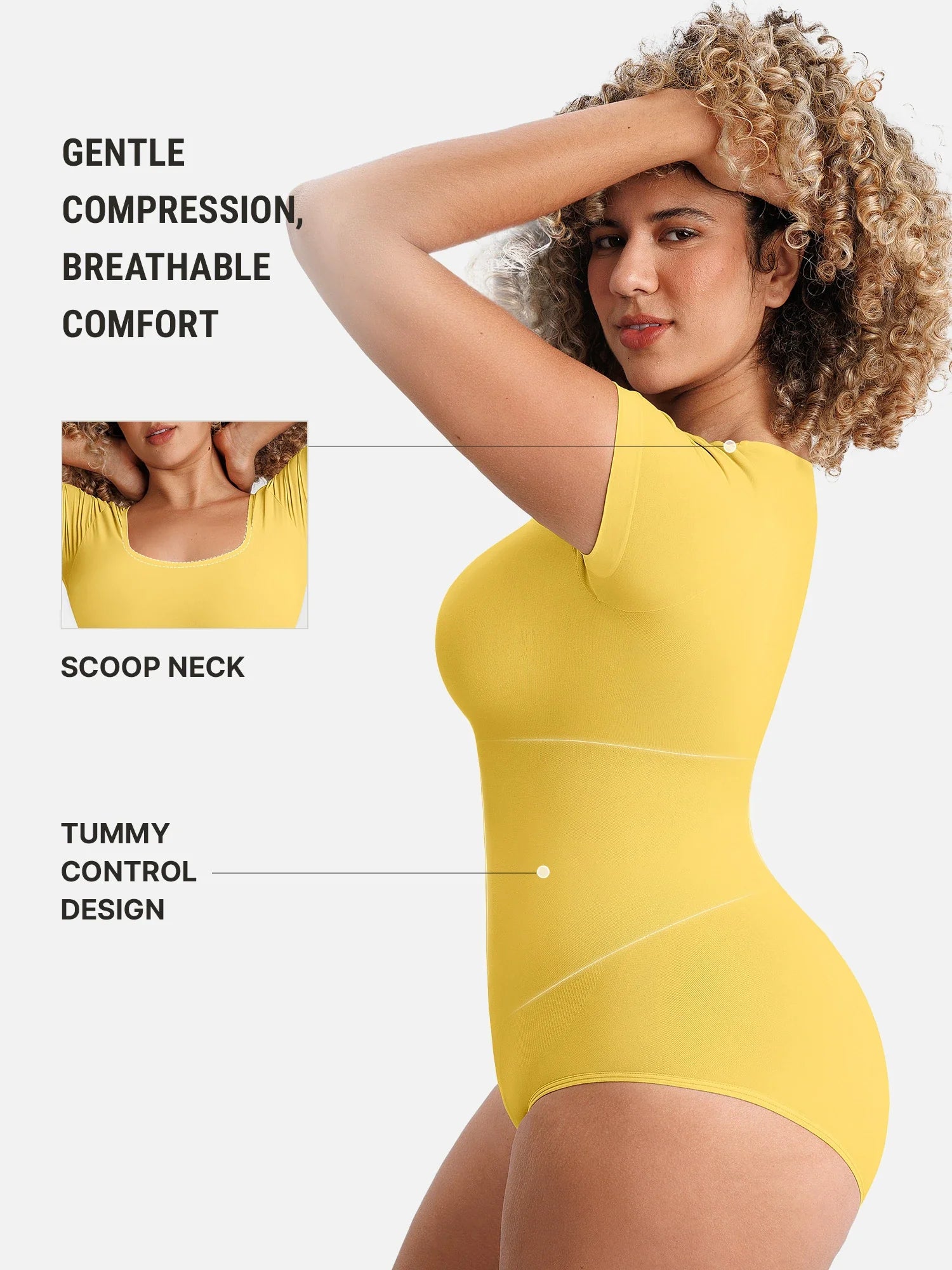 Scoop Neck Buttery Seamless Everyday Bodysuit