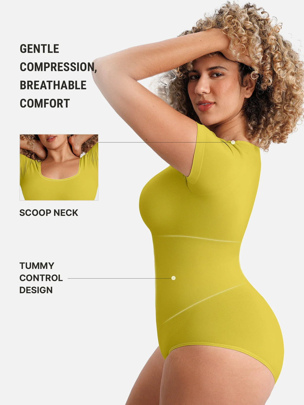 Scoop Neck Buttery Seamless Everyday Bodysuit