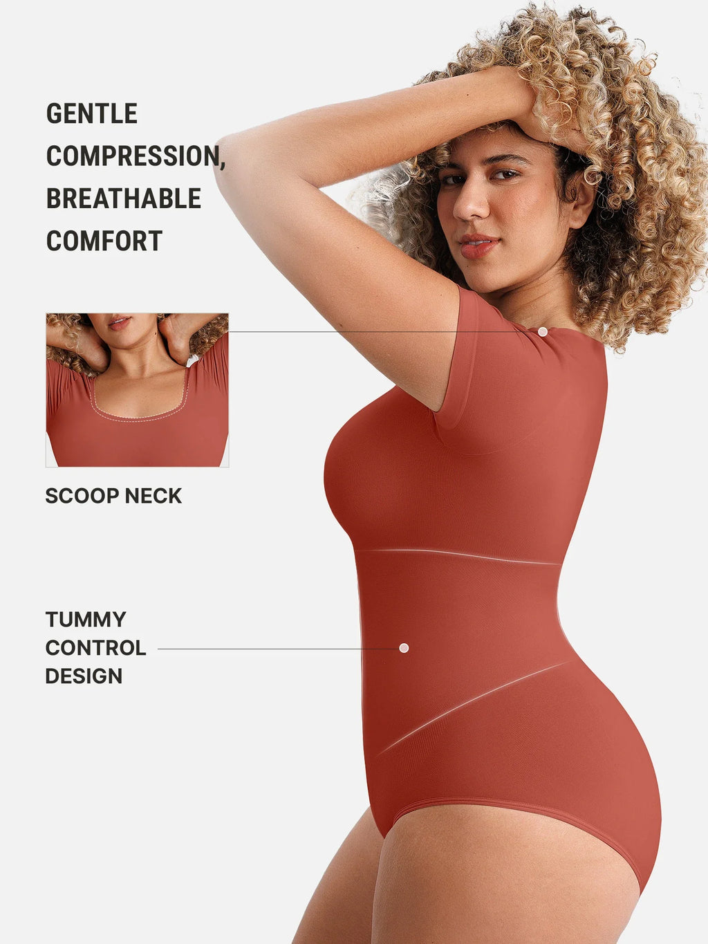 Scoop Neck Buttery Seamless Everyday Bodysuit