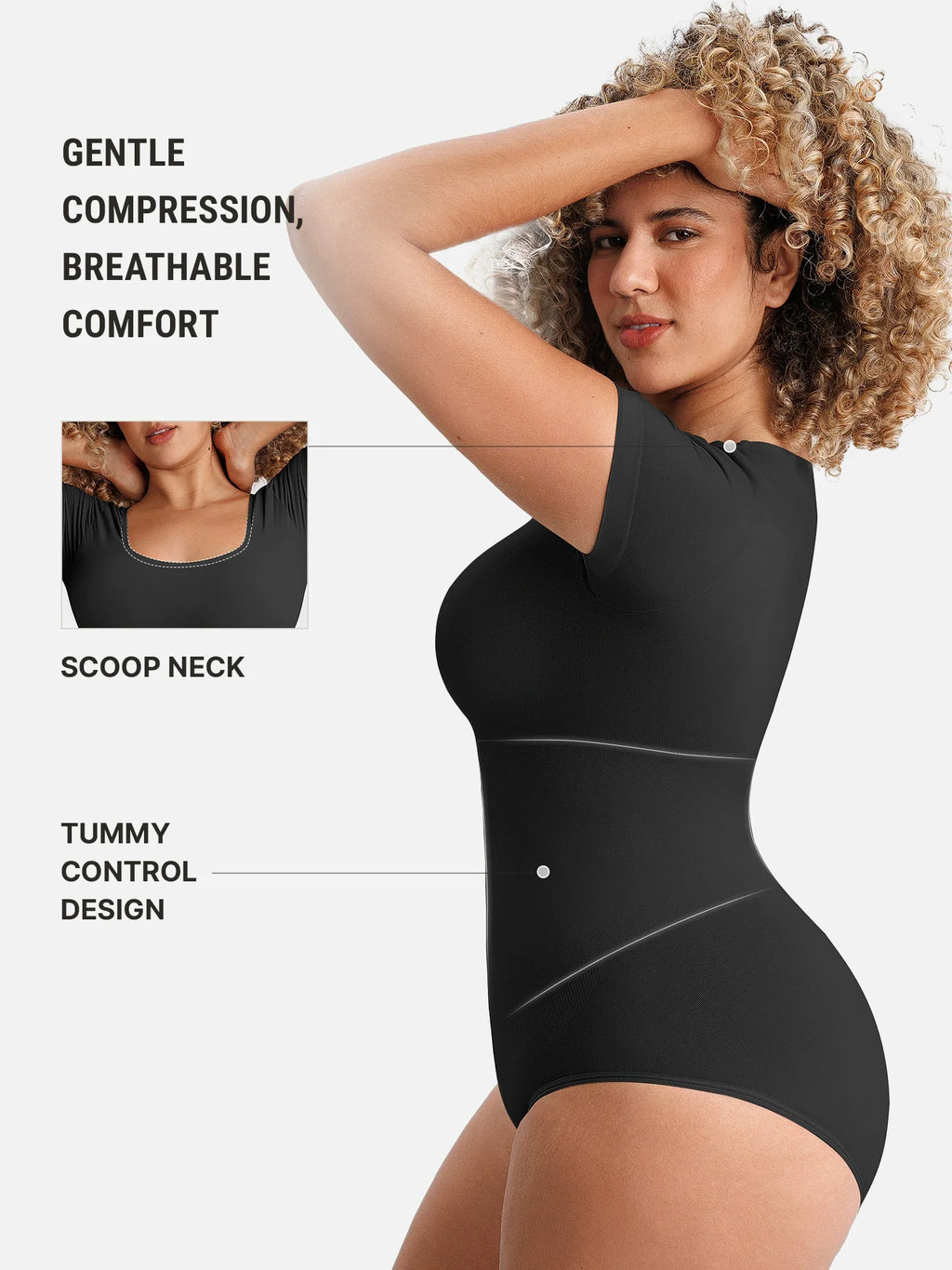 Scoop Neck Buttery Seamless Everyday Bodysuit