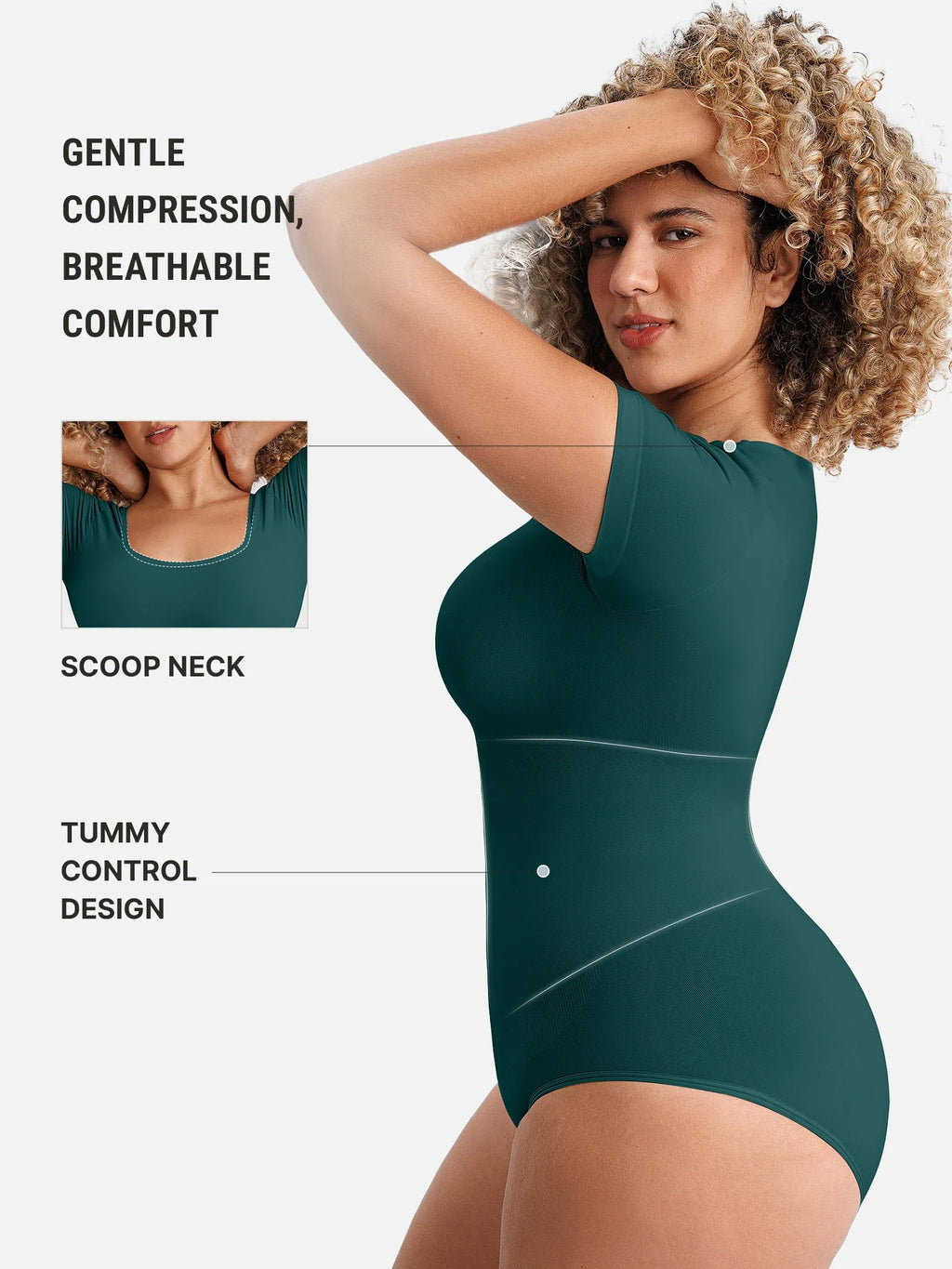 Scoop Neck Buttery Seamless Everyday Bodysuit